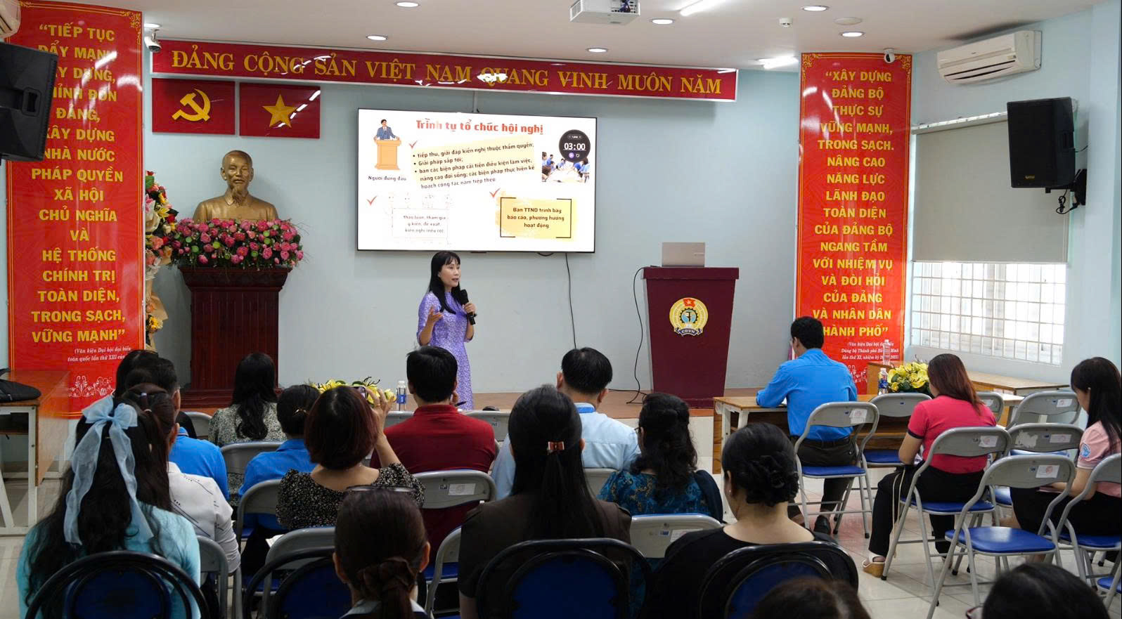 Đảm bảo việc thực hiện quy chế d&acirc;n chủ tại nơi l&agrave;m việc - Ảnh 1.
