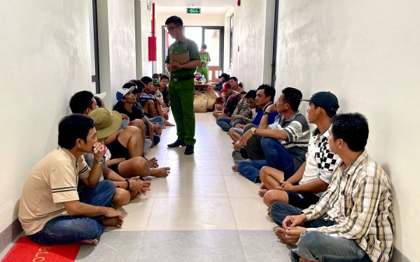 Cà Mau: 41 người cùng sát phạt bằng hình thức đá gà ăn tiền