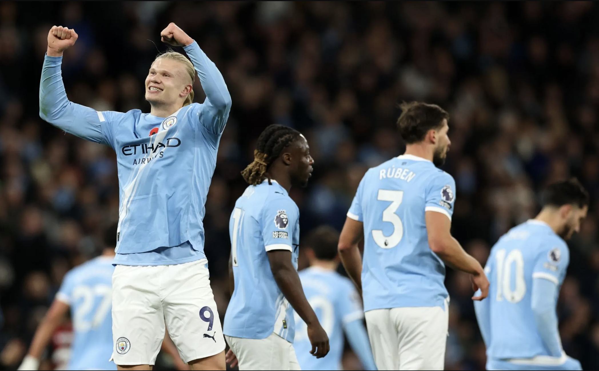 Haaland b&ugrave;ng nổ, Man City l&ecirc;n ng&ocirc;i nh&igrave; Ngoại hạng - Ảnh 7.