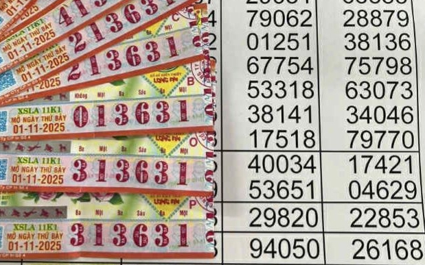 Xổ số miền Nam: Dãy số đặc biệt 313631 và 495851 đã tìm ra người trúng thưởng