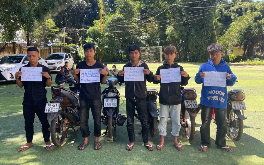 Khởi tố nhóm thanh niên nhiều lần “đánh võng” và thách thức lực lượng chức năng ở Gia Lai