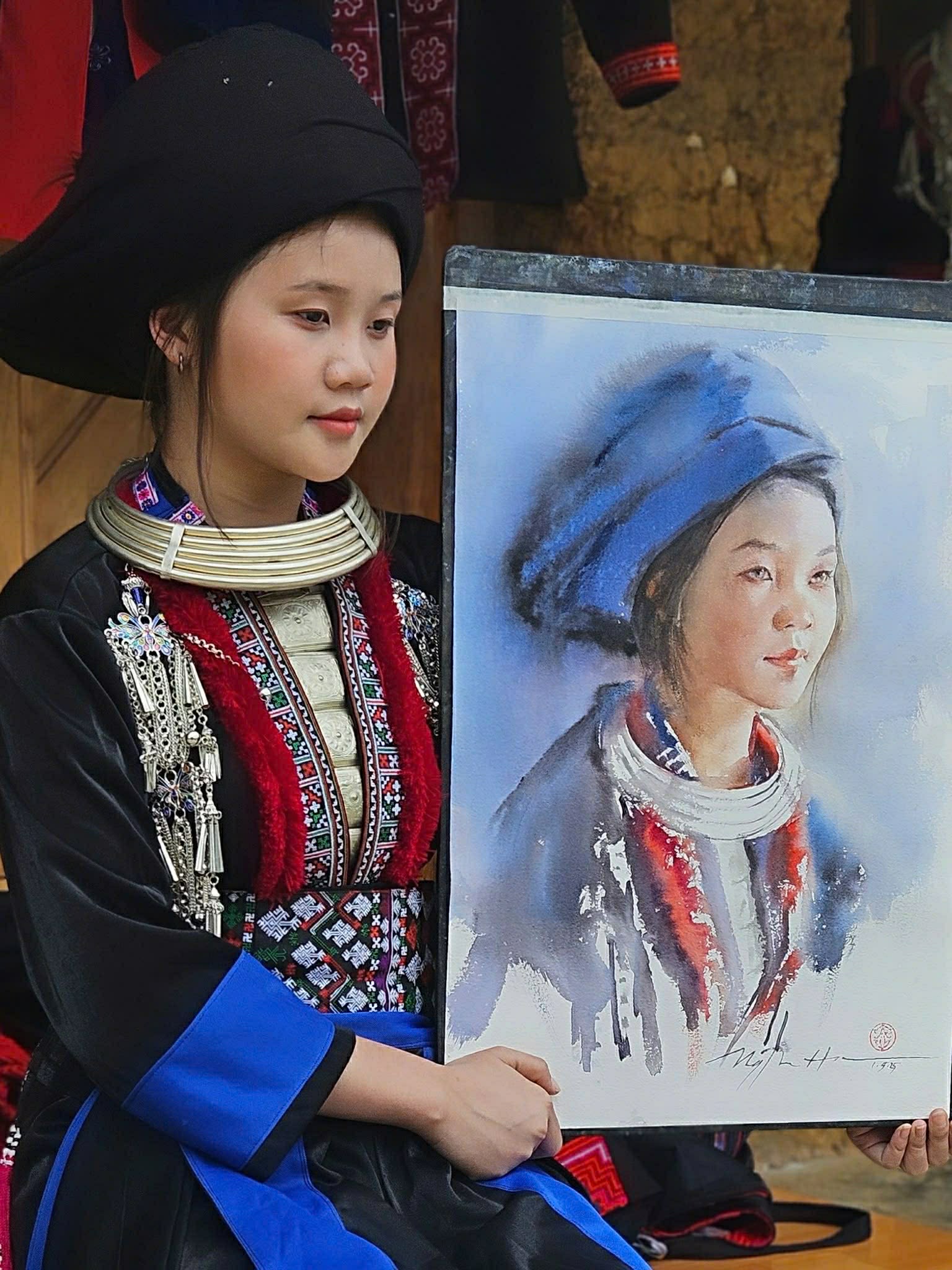 Ch&acirc;n dung m&agrave;u nước- sự soi chiếu qua những tấm gương của Nguyễn Thu H&agrave; - Ảnh 10.