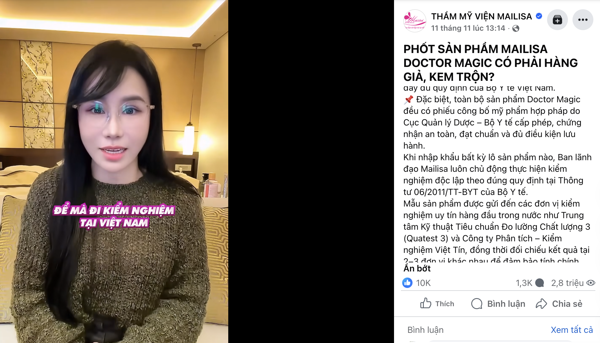 Trước khi bị bắt, bà Mai nói gì về sản phẩm mỹ phẩm của Mailisa? - Ảnh 3.