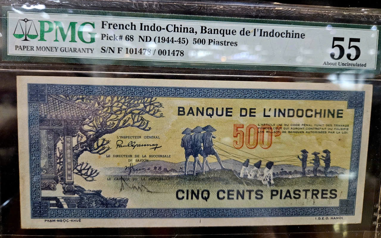 Tận mắt chứng kiến những tờ tiền đầu tiên tại triển lãm đồng tiền Việt Nam ở TP HCM