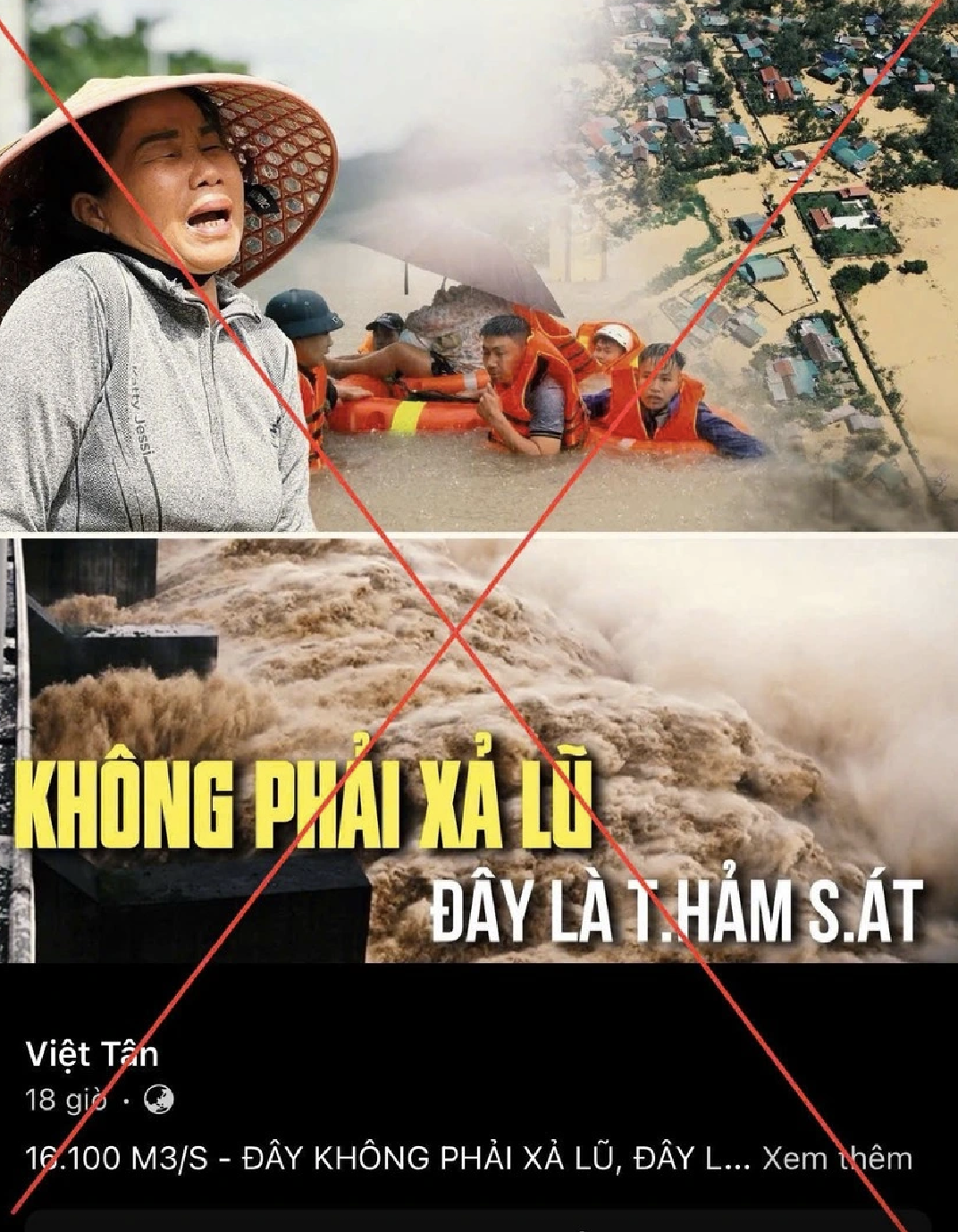 Bộ C&ocirc;ng an cảnh b&aacute;o t&igrave;nh trạng tin giả về mưa lũ miền Trung do AI tạo ra - Ảnh 1.