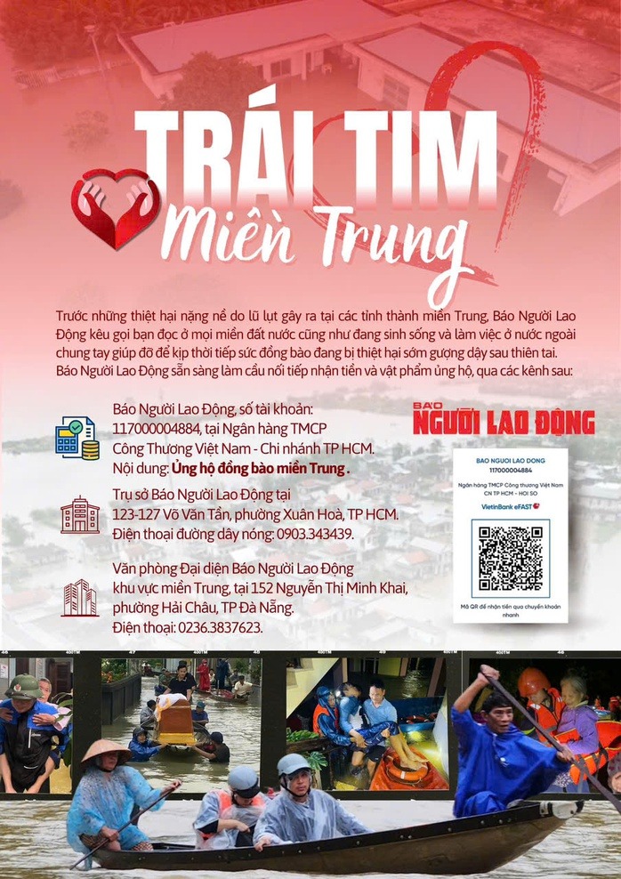 Tiếp sức cho sinh viên vùng lũ an tâm đến trường - Ảnh 3.