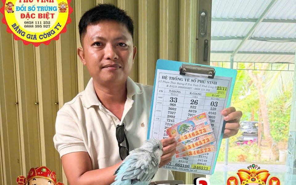 Xổ số miền Nam: Cách đổi thưởng “lạ” của 1 người trúng đặc biệt 3 tờ vé số