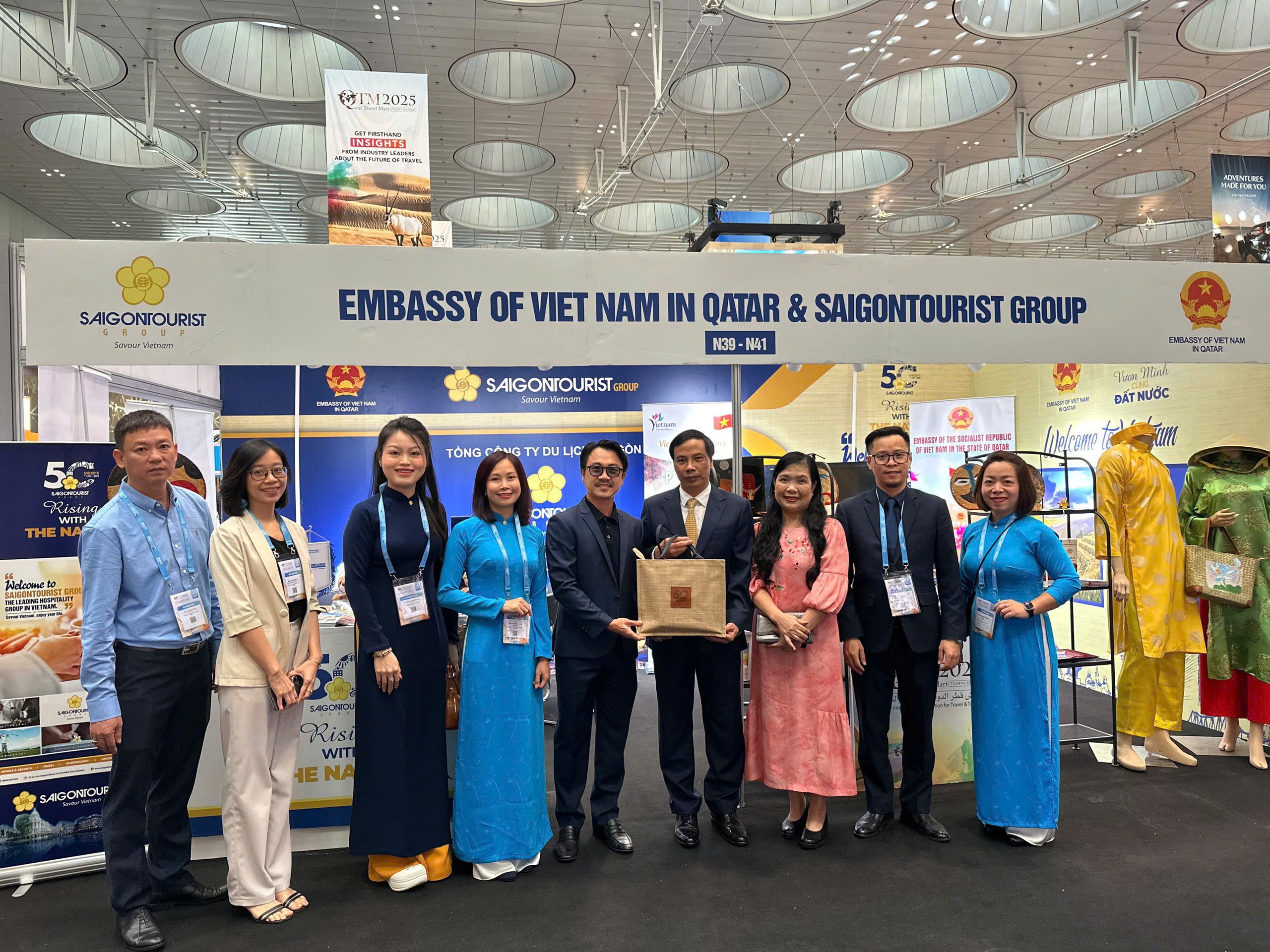 Saigontourist Group tham gia Hội chợ Du lịch Qatar - Đẩy mạnh thị trường cao cấp Trung Đ&ocirc;ng - Ảnh 1.