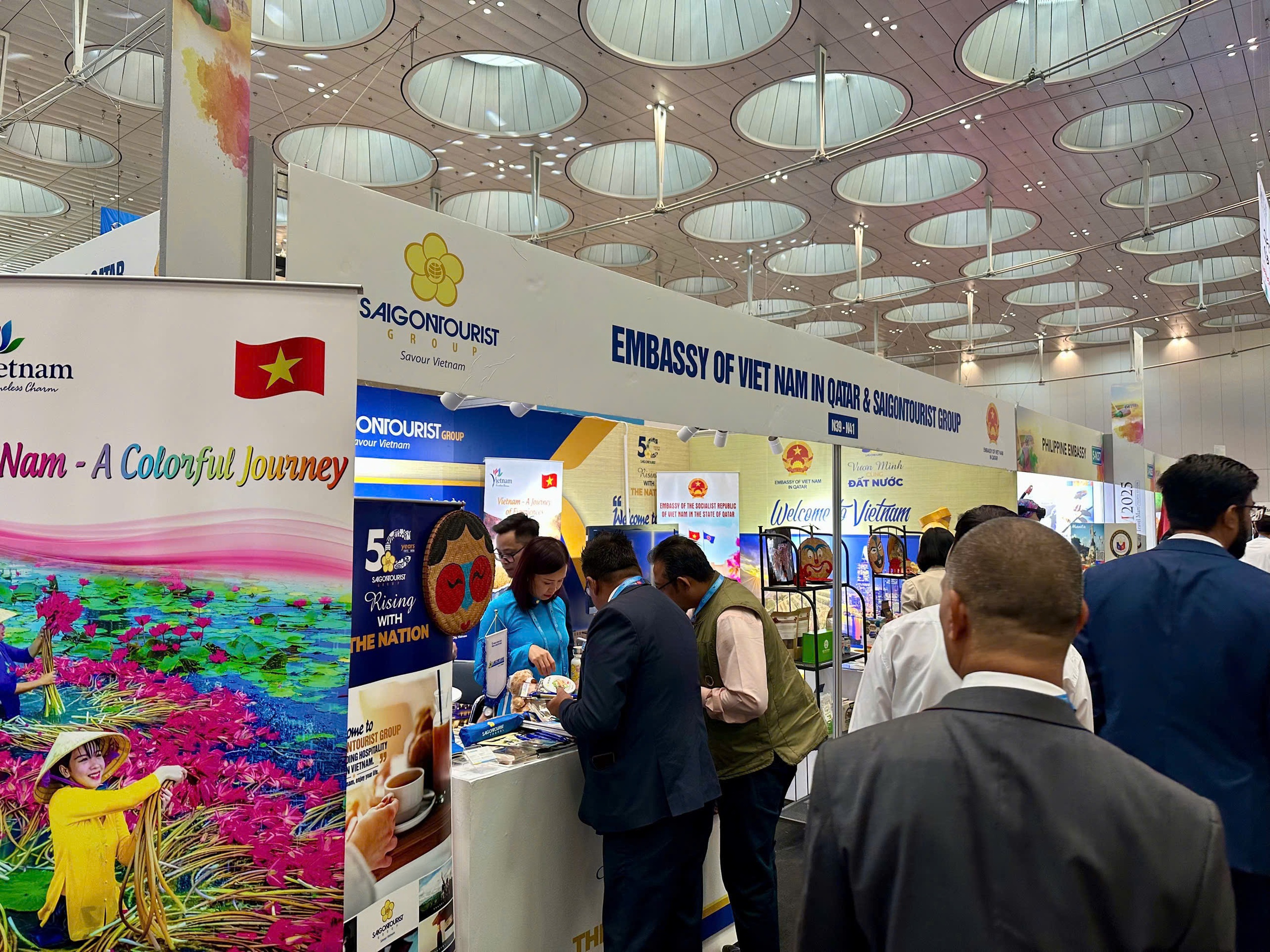 Saigontourist Group tham gia Hội chợ Du lịch Qatar - Đẩy mạnh thị trường cao cấp Trung Đ&ocirc;ng - Ảnh 3.