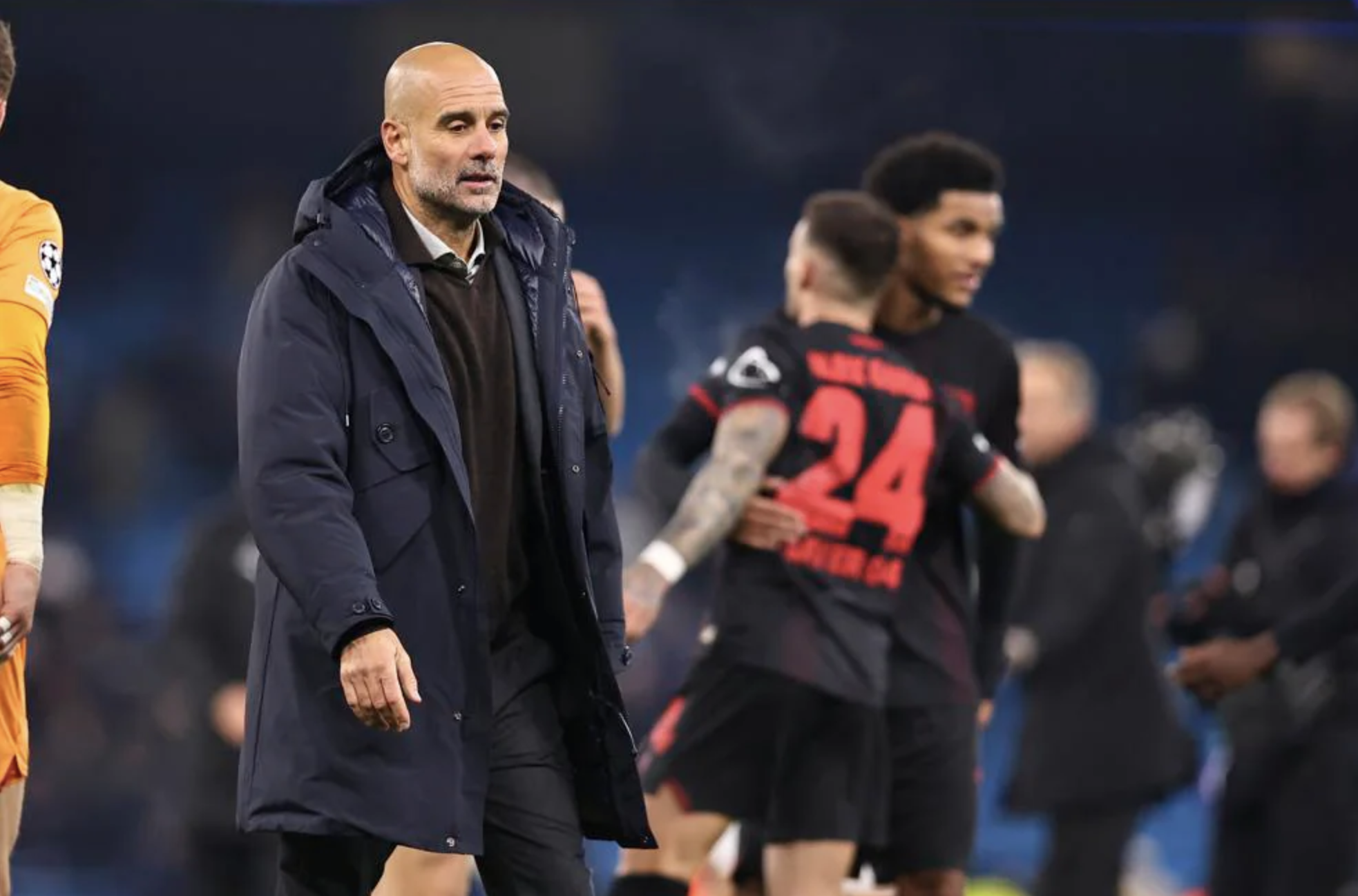 Man City gục ng&atilde; trước Leverkusen, Pep Guardiola nhận cột mốc đ&aacute;ng qu&ecirc;n - Ảnh 1.
