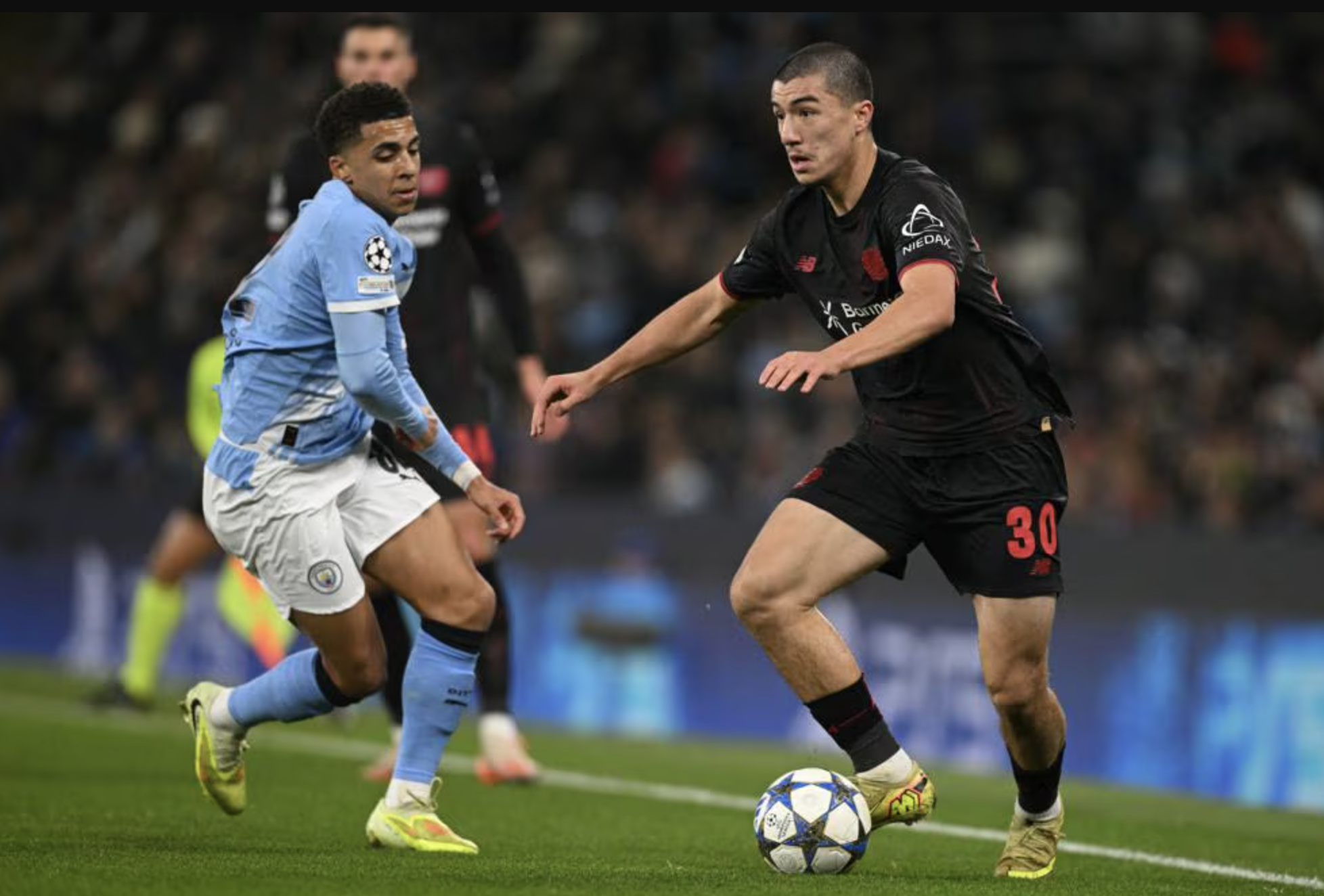 Man City gục ng&atilde; trước Leverkusen, Pep Guardiola nhận cột mốc đ&aacute;ng qu&ecirc;n - Ảnh 3.