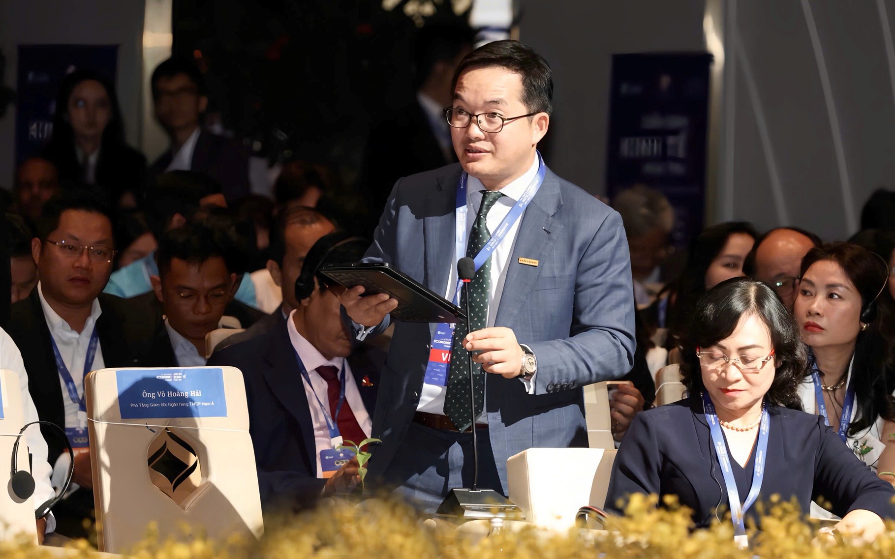 Nam A Bank “hiến kế” 3 mũi nhọn tài chính xanh thu hút vốn ngoại tại Diễn đàn Kinh tế mùa thu 2025