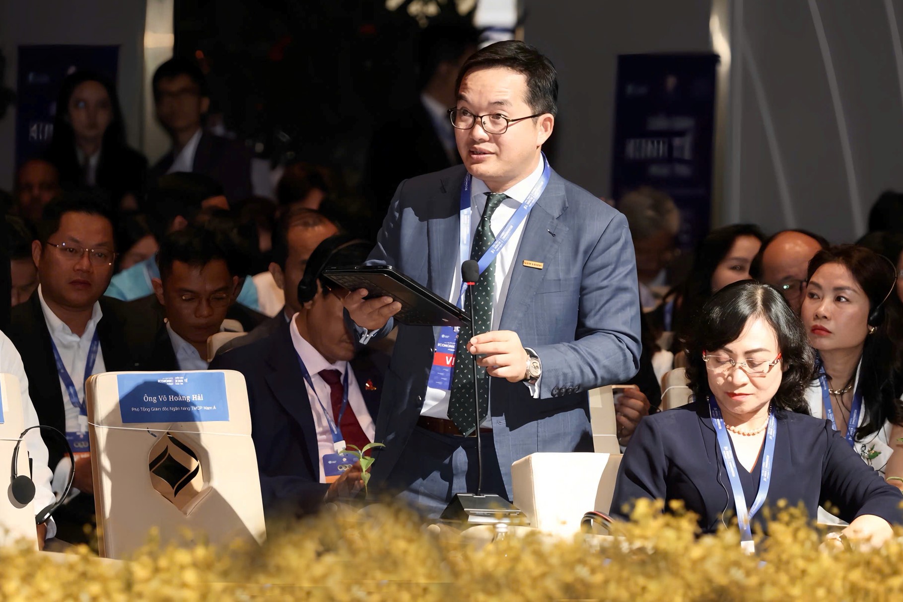 Nam A Bank &ldquo;hiến kế&rdquo; 3 mũi nhọn t&agrave;i ch&iacute;nh xanh thu h&uacute;t vốn ngoại tại Diễn đ&agrave;n Kinh tế m&ugrave;a thu 2025 - Ảnh 2.
