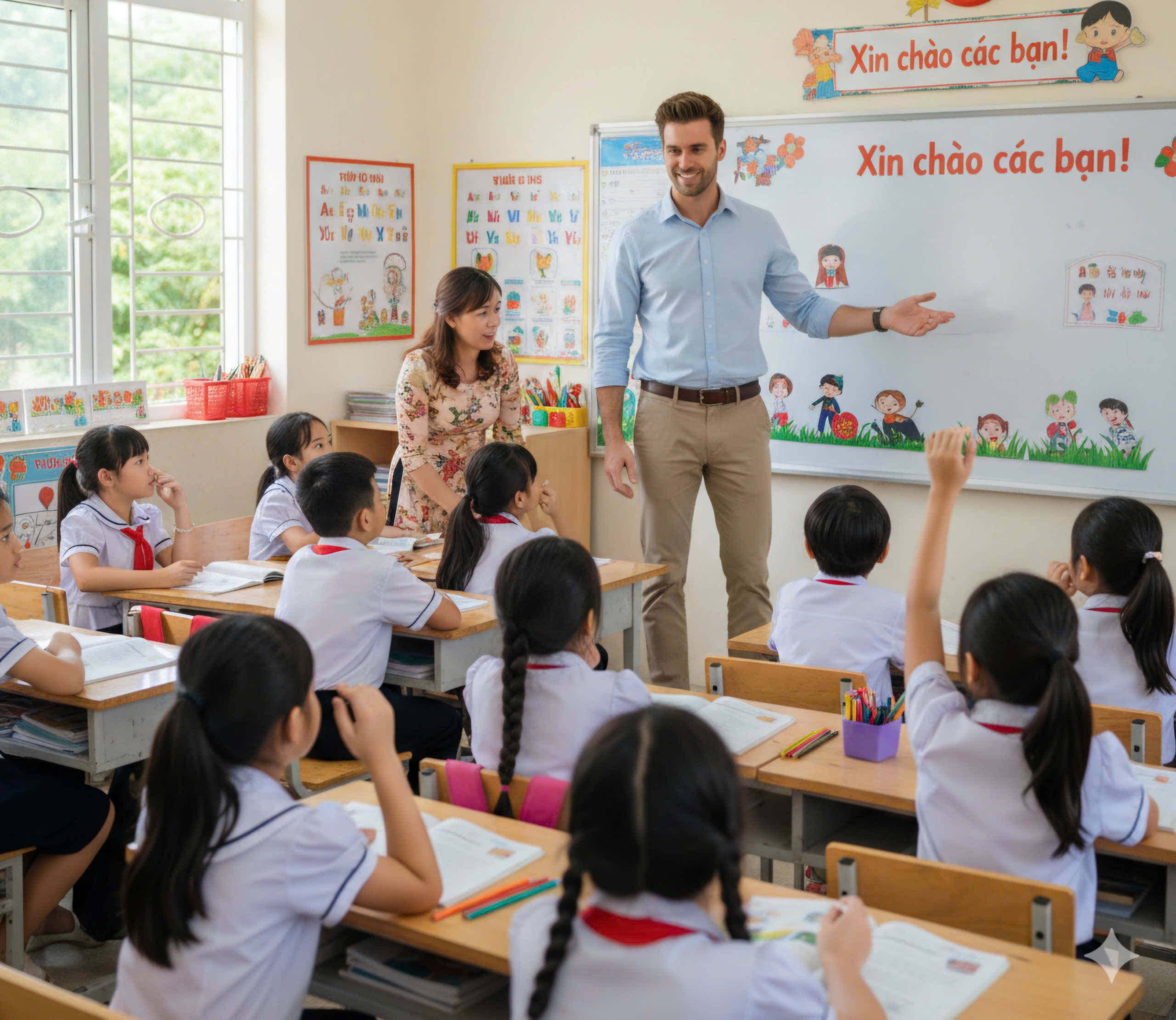 Đề xuất các trường hợp người nước ngoài vào làm việc tại cơ sở giáo dục Việt Nam - Ảnh 1.