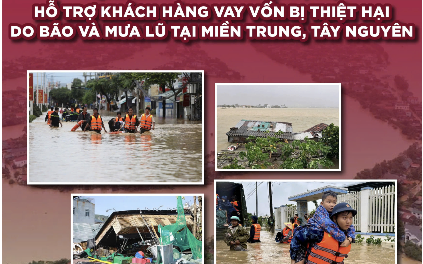 Các ngân hàng hỗ trợ người dân vùng lũ thế nào?