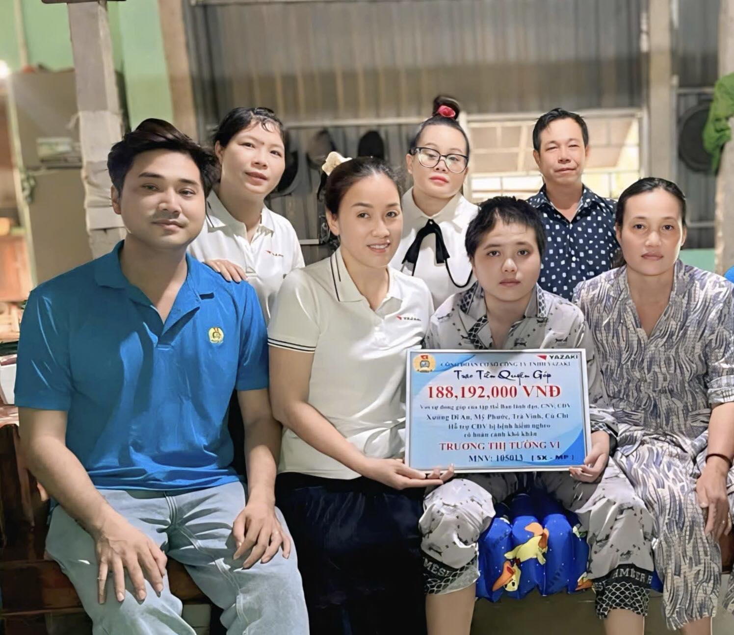 Nữ c&ocirc;ng nh&acirc;n bị đột quỵ trong l&uacute;c l&agrave;m việc, C&ocirc;ng đo&agrave;n vận động gần 190 triệu đồng để gi&uacute;p đỡ - Ảnh 1.