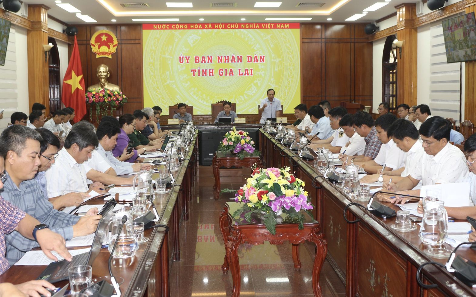 Chủ tịch tỉnh Gia Lai yêu cầu lên phương án sử dụng máy bay không người lái ứng phó bão Kalmaegi