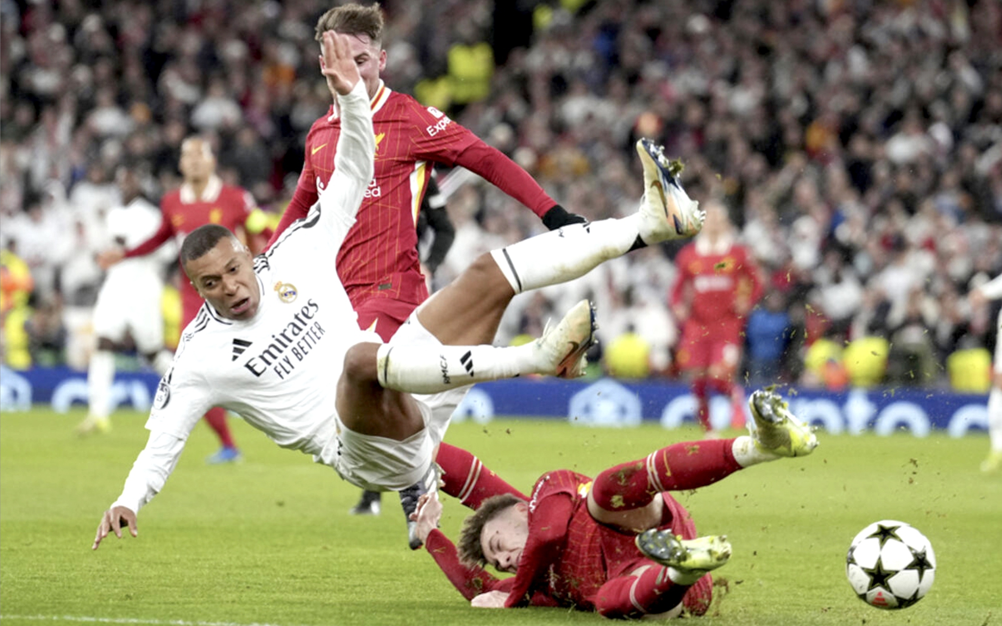 Mac Allister bắn hạ Real Madrid, Liverpool bùng nổ ở Anfield - Ảnh 5.