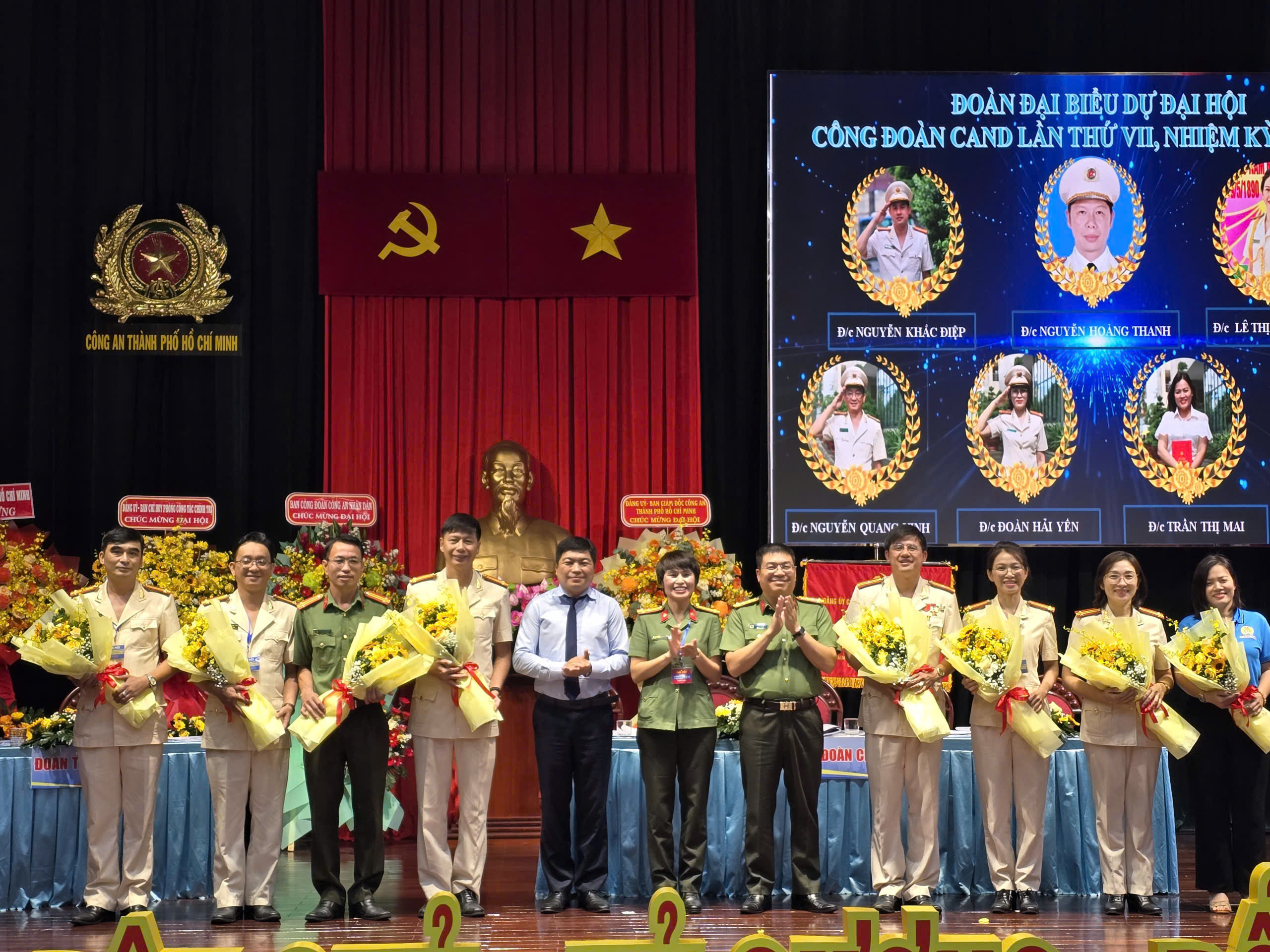 C&ocirc;ng đo&agrave;n C&ocirc;ng an TPHCM tổ chức đại hội đại biểu lần VIII - Ảnh 6.
