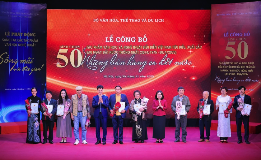 C&ocirc;ng bố 50 tác ph&acirc;̉m văn học, nghệ thuật bi&ecirc;̉u di&ecirc;̃n Việt Nam tiêu bi&ecirc;̉u, xu&acirc;́t sắc - Ảnh 4.