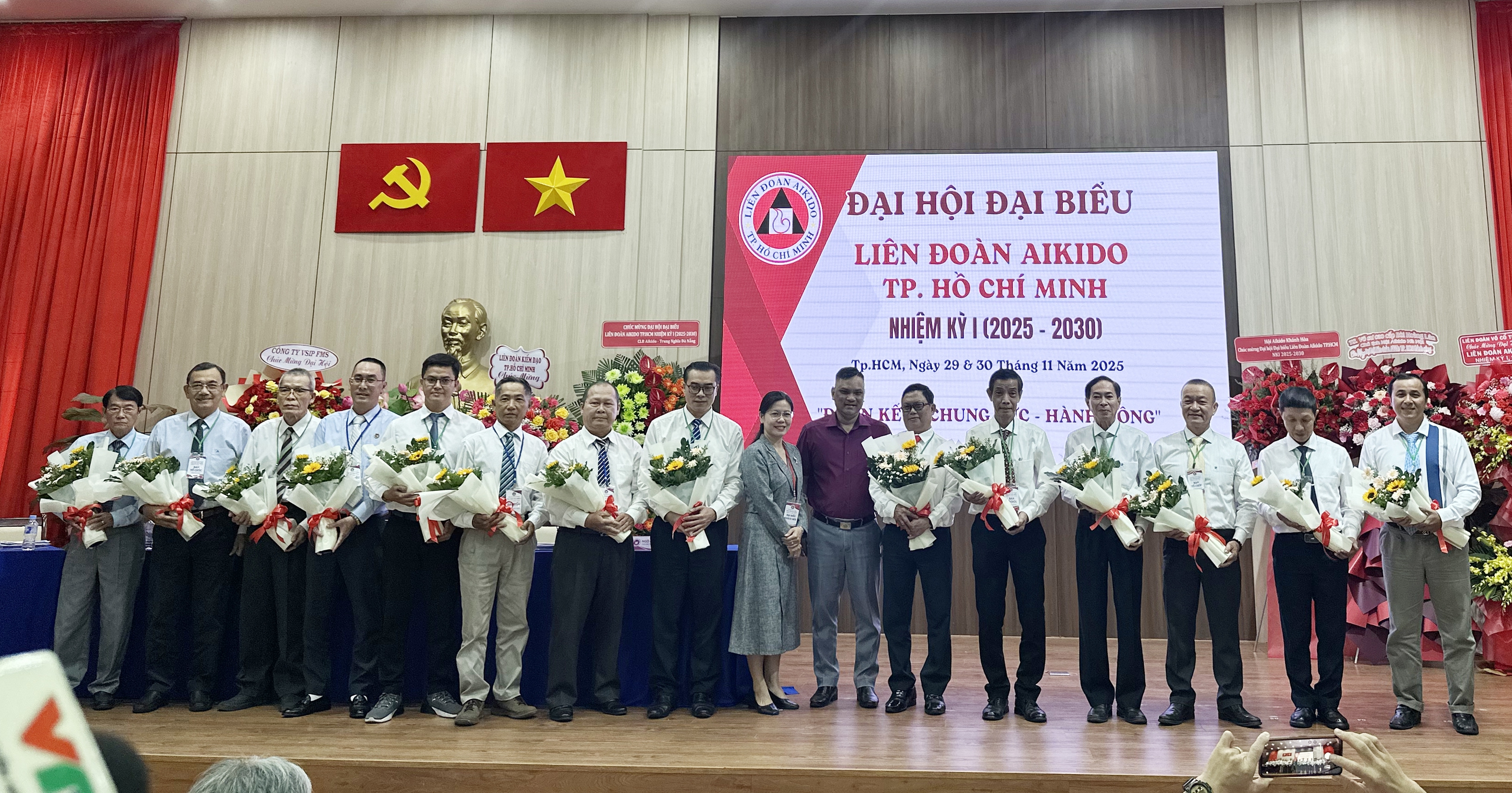 Đại hội Li&ecirc;n đo&agrave;n Aikido TP HCM kh&oacute;a I 2025-2030: Hướng tới th&agrave;nh lập Li&ecirc;n đo&agrave;n Aikido Việt Nam - Ảnh 4.