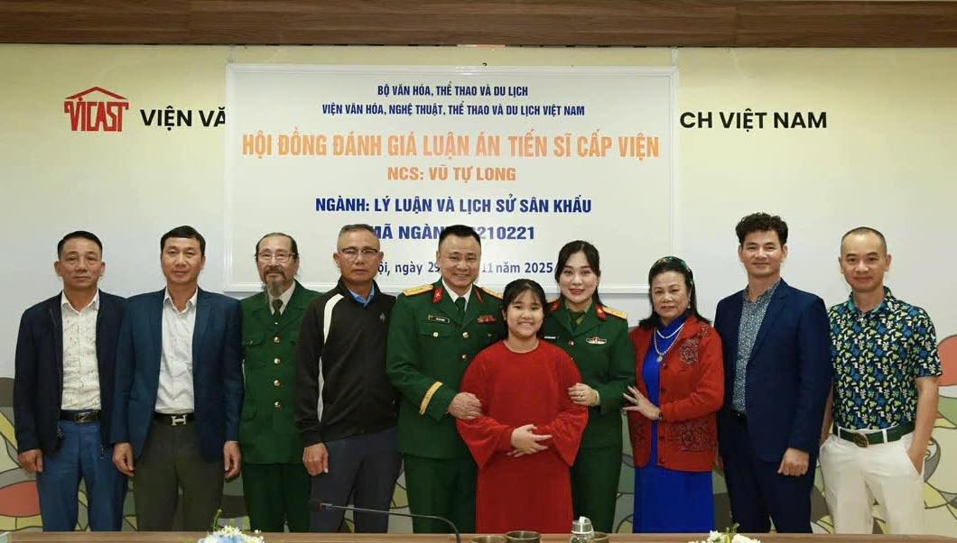 NSND Tự Long bảo vệ thành công luận án Tiến sĩ - Ảnh 1.