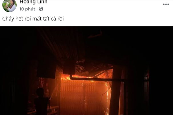 Chợ B&igrave;nh Dương ở Gia Lai bất ngờ ch&aacute;y lớn - Ảnh 1.