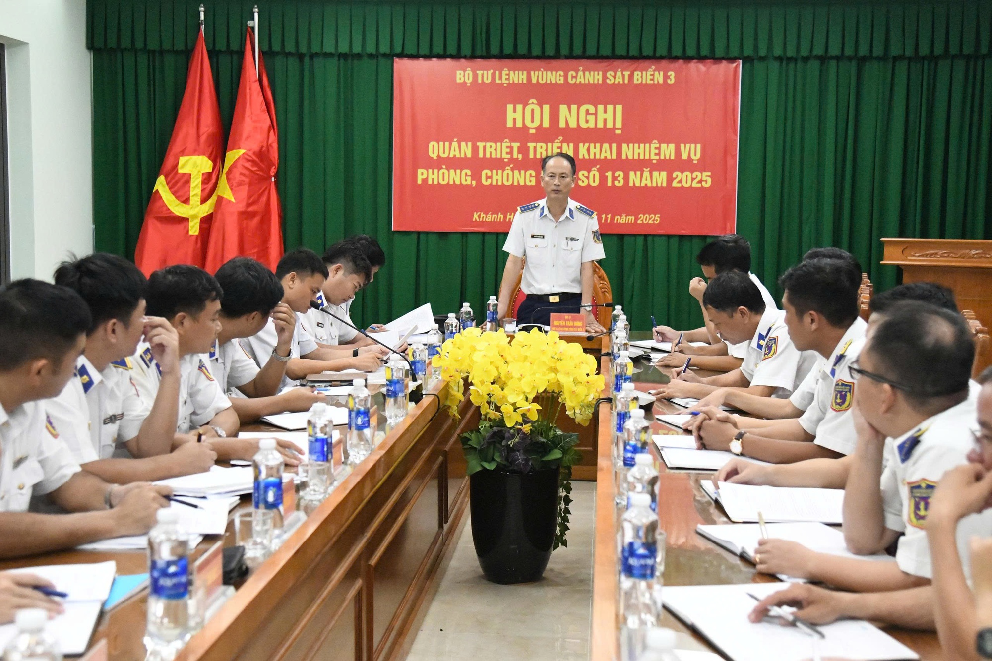 650 c&aacute;n bộ, chiến sĩ V&ugrave;ng Cảnh s&aacute;t biển 3 sẵn s&agrave;ng ứng ph&oacute; b&atilde;o số 13 - Ảnh 1.