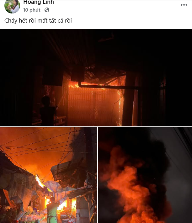 Chợ B&igrave;nh Dương ch&aacute;y lớn đ&ecirc;m khuya g&acirc;y thiệt hại nặng nề cho tiểu thương - Ảnh 4.