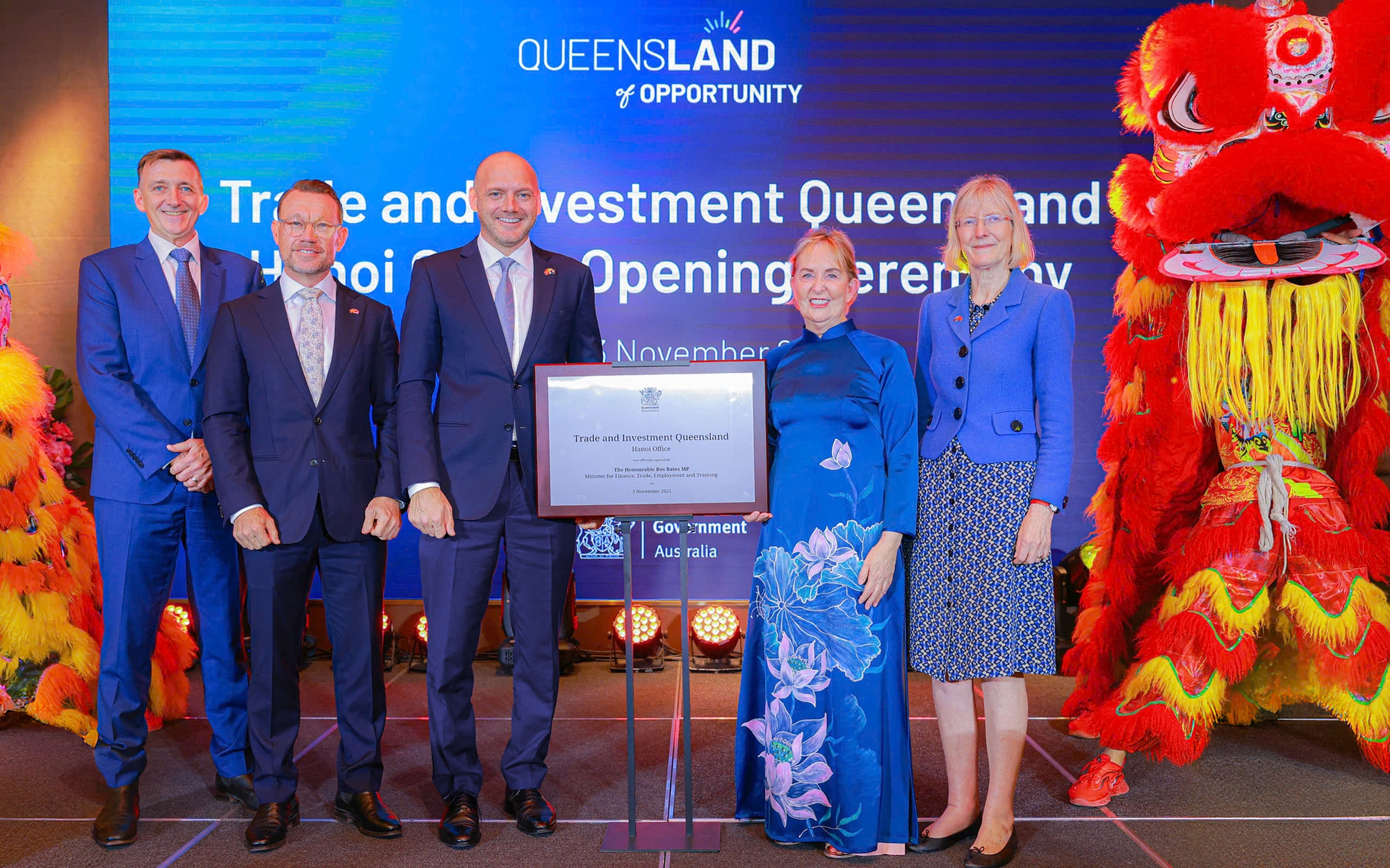 Queensland khai trương văn phòng thương mại và đầu tư tại Hà Nội