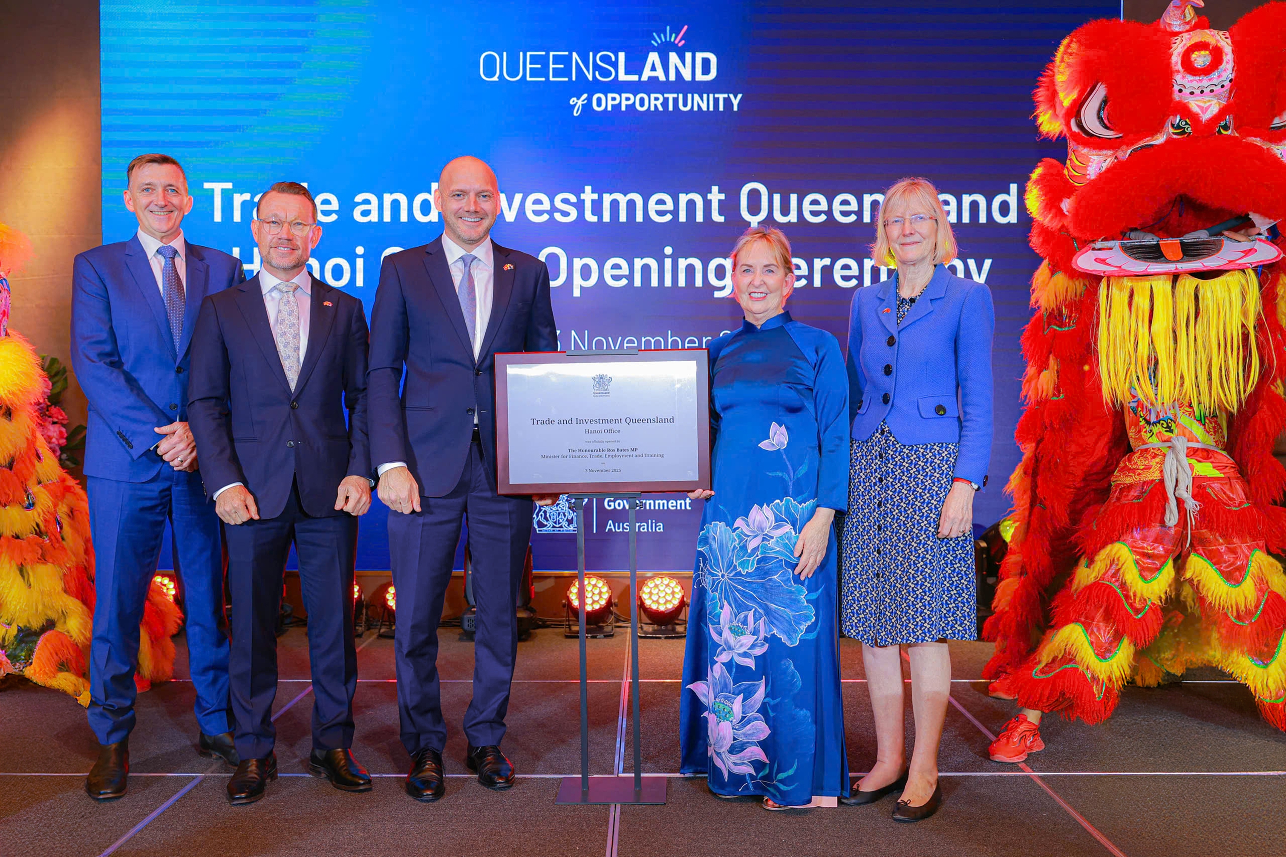 Queensland khai trương văn phòng thương mại và đầu tư tại Hà Nội - Ảnh 1.