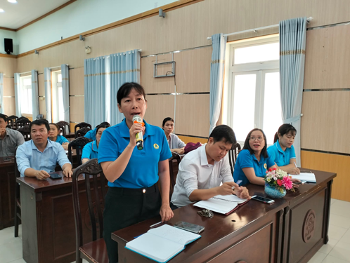 Đại hội/hội nghị C&ocirc;ng đo&agrave;n cơ sở bảo đảm đ&uacute;ng tiến độ - Ảnh 1.
