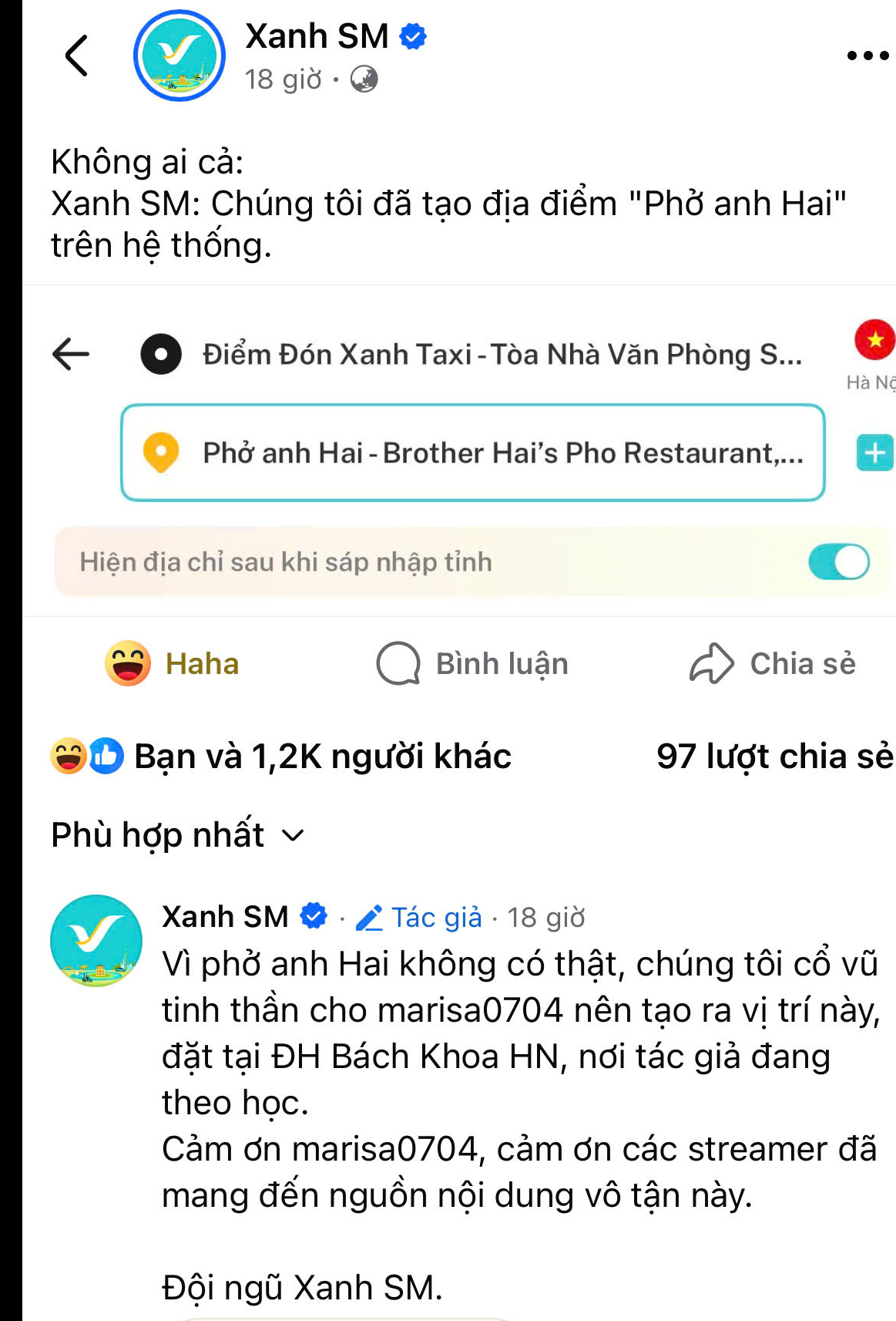 Thương hiệu Việt rầm rộ &ldquo;đu trend&rdquo; Phở anh Hai, mạng x&atilde; hội dậy s&oacute;ng - Ảnh 2.