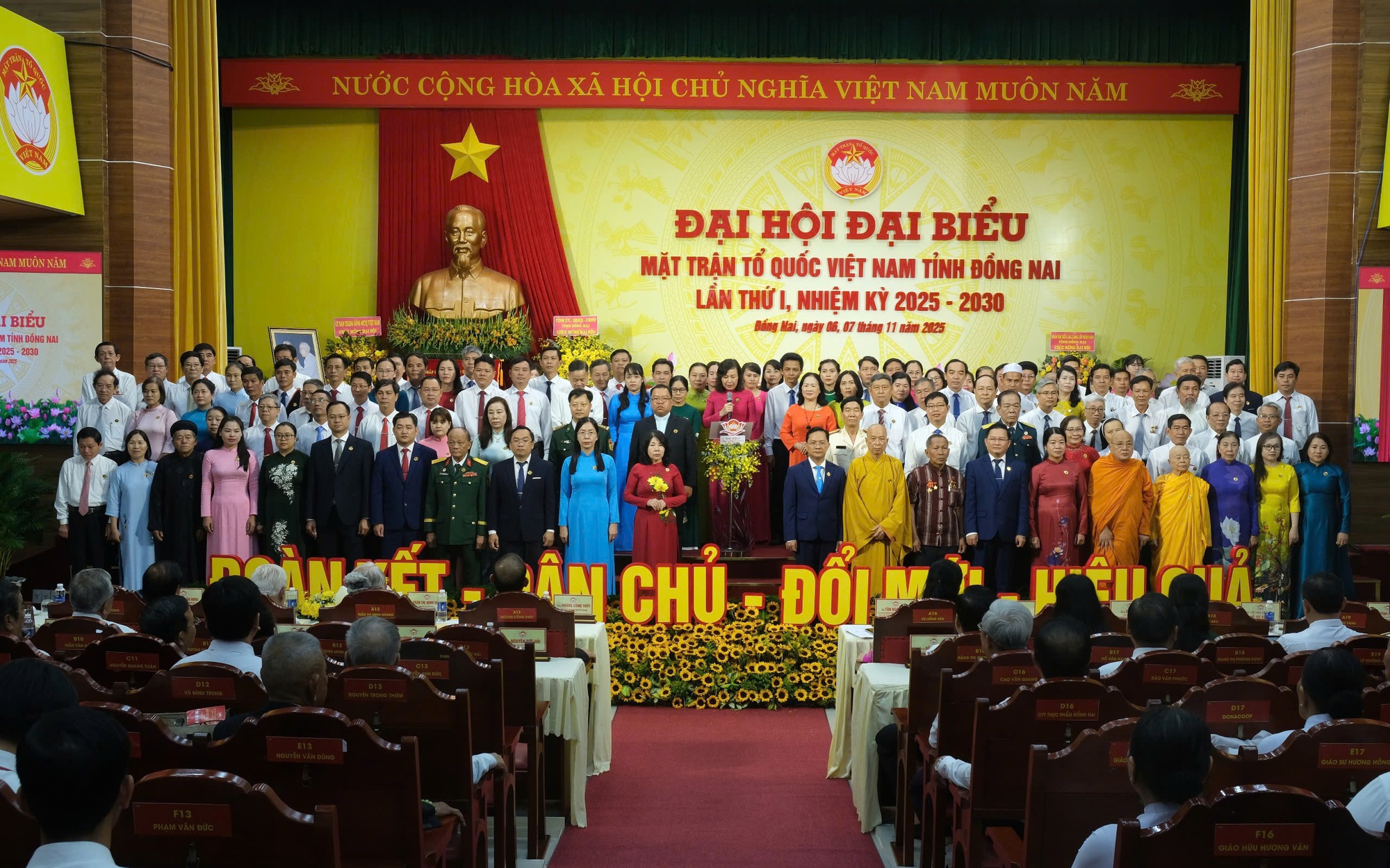 Đại hội Đại biểu MTTQ Việt Nam tỉnh Đồng Nai nhiệm kỳ 2025-2030 khai mạc phiên chính thức

