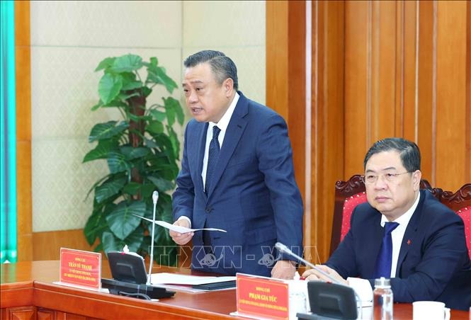T&acirc;n Chủ nhiệm Ủy ban Kiểm tra Trung ương Trần Sỹ Thanh ph&aacute;t biểu nhận nhiệm vụ  - Ảnh 4.