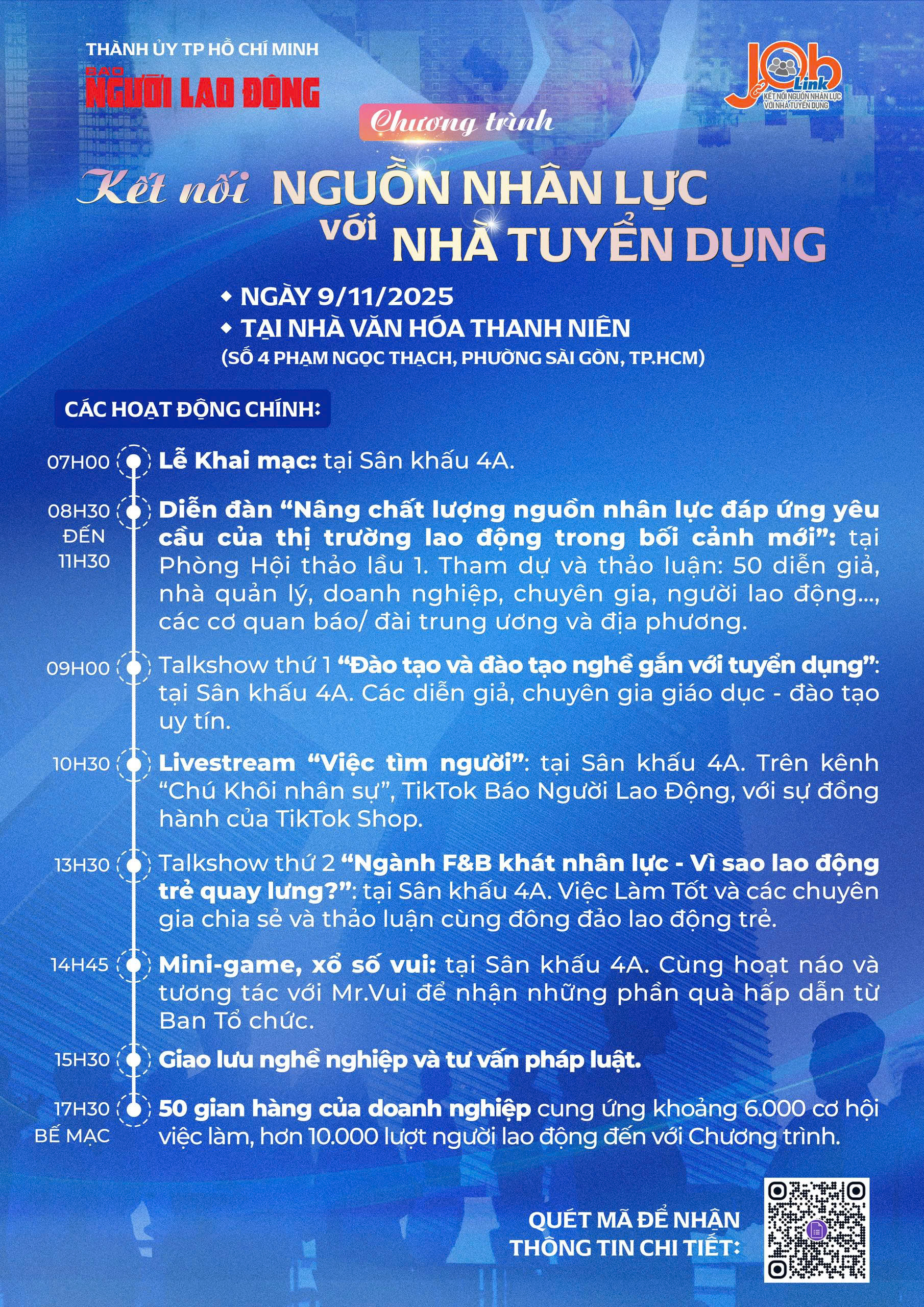 Ng&agrave;y hội việc l&agrave;m "Job Link 2025": Hơn 6.000 cơ hội việc l&agrave;m đang chờ bạn - Ảnh 3.