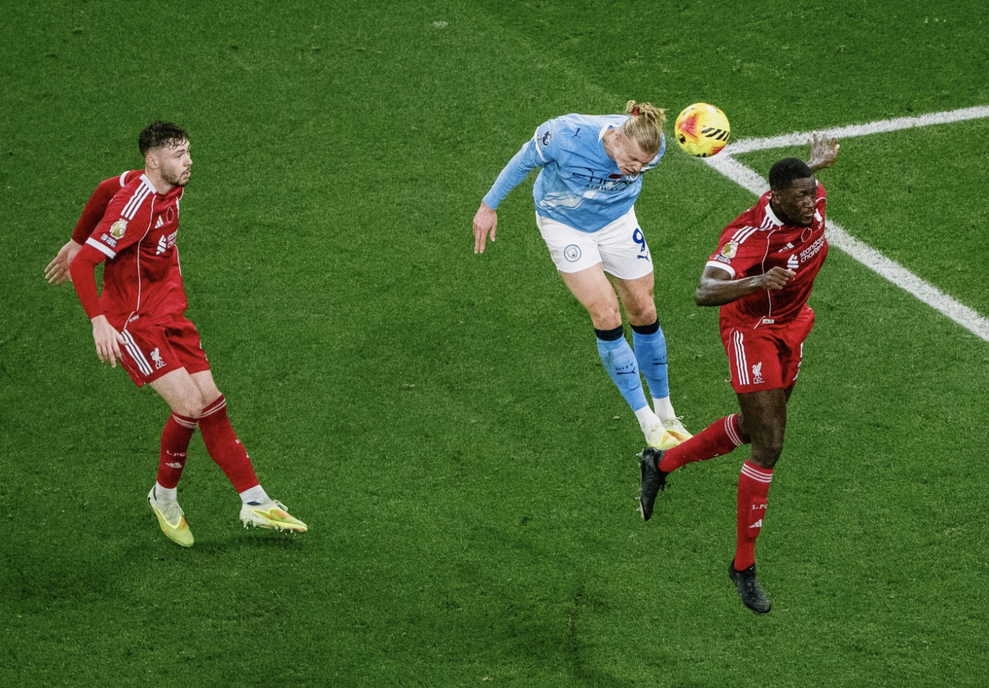 Haaland sắp chạm mốc 100 b&agrave;n, Man City thắng nghiền &eacute;p Liverpool tại Etihad - Ảnh 3.