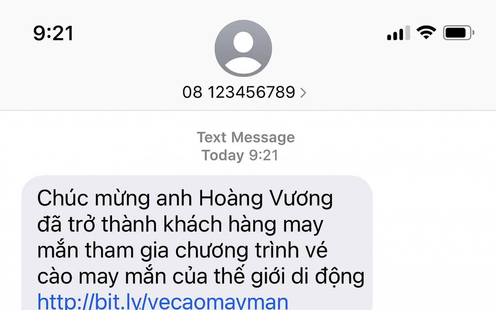 Cẩn trọng chiêu trò lừa đảo trúng vé cào trực tuyến