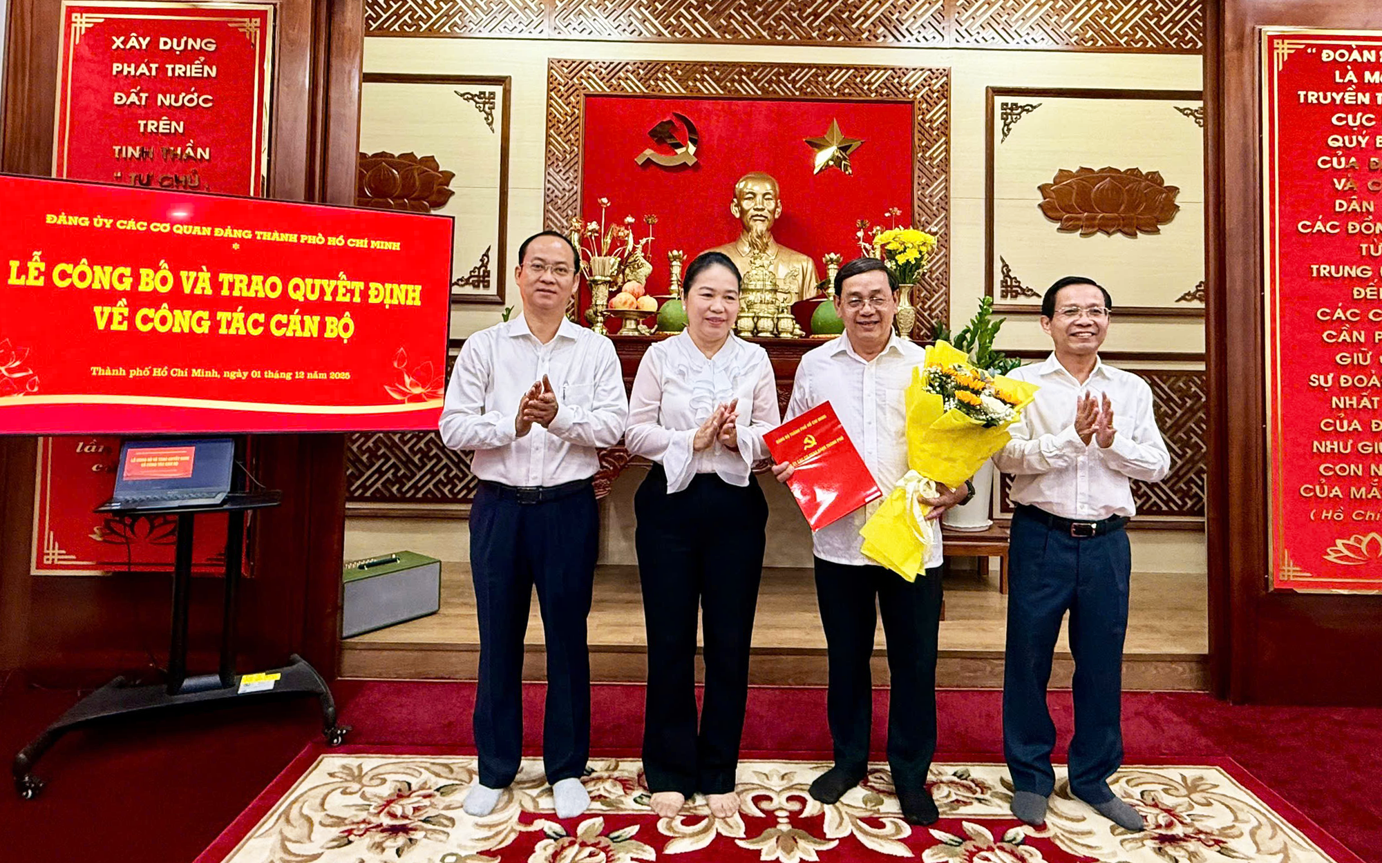 Đảng ủy các cơ quan Đảng TPHCM kiện toàn, bổ nhiệm cán bộ