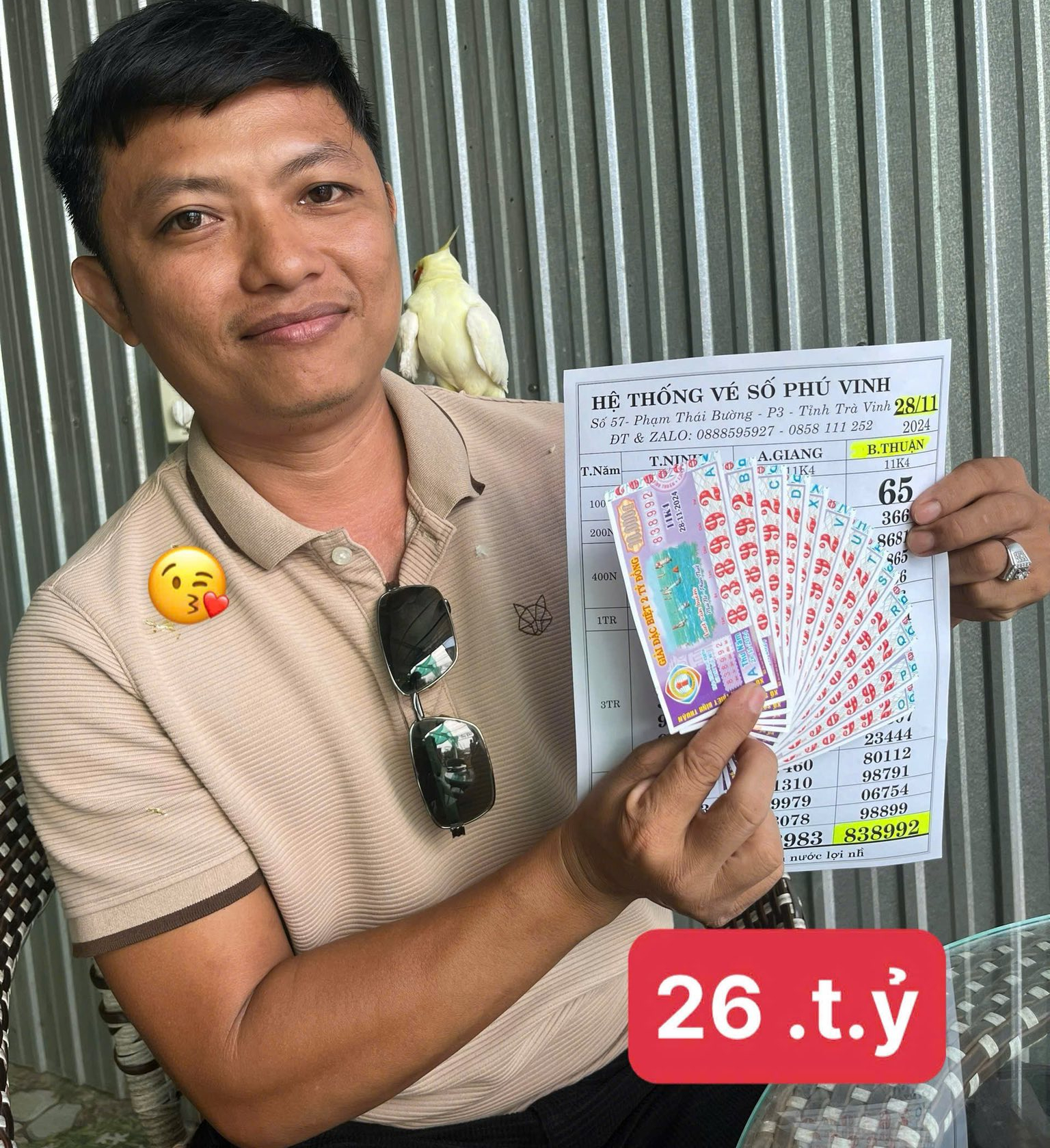 Xổ số miền Nam: Sự trùng hợp độc đắc vé số Bình Thuận gây sốt Mạng xã hội - Ảnh 1.