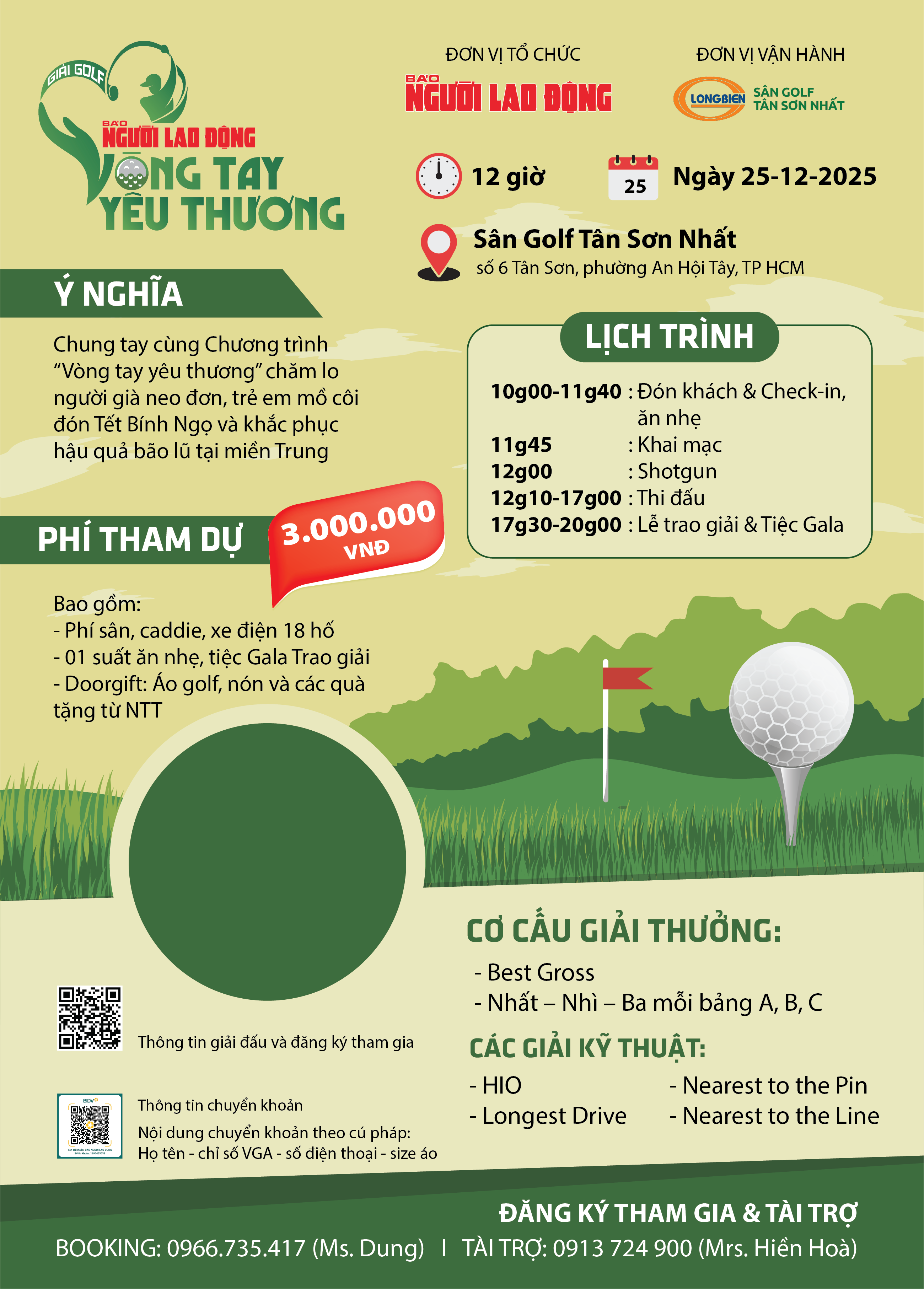 Giải Golf &ldquo;V&ograve;ng tay y&ecirc;u thương&rdquo;: S&acirc;n chơi thể thao gi&agrave;u t&iacute;nh nh&acirc;n văn - Ảnh 2.