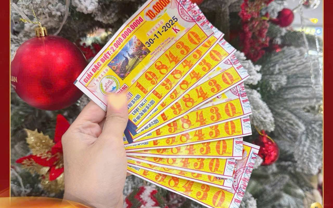 Xổ số miền Nam: Lộ diện tiệm vàng và đại lý đổi thưởng độc đắc 3 đài