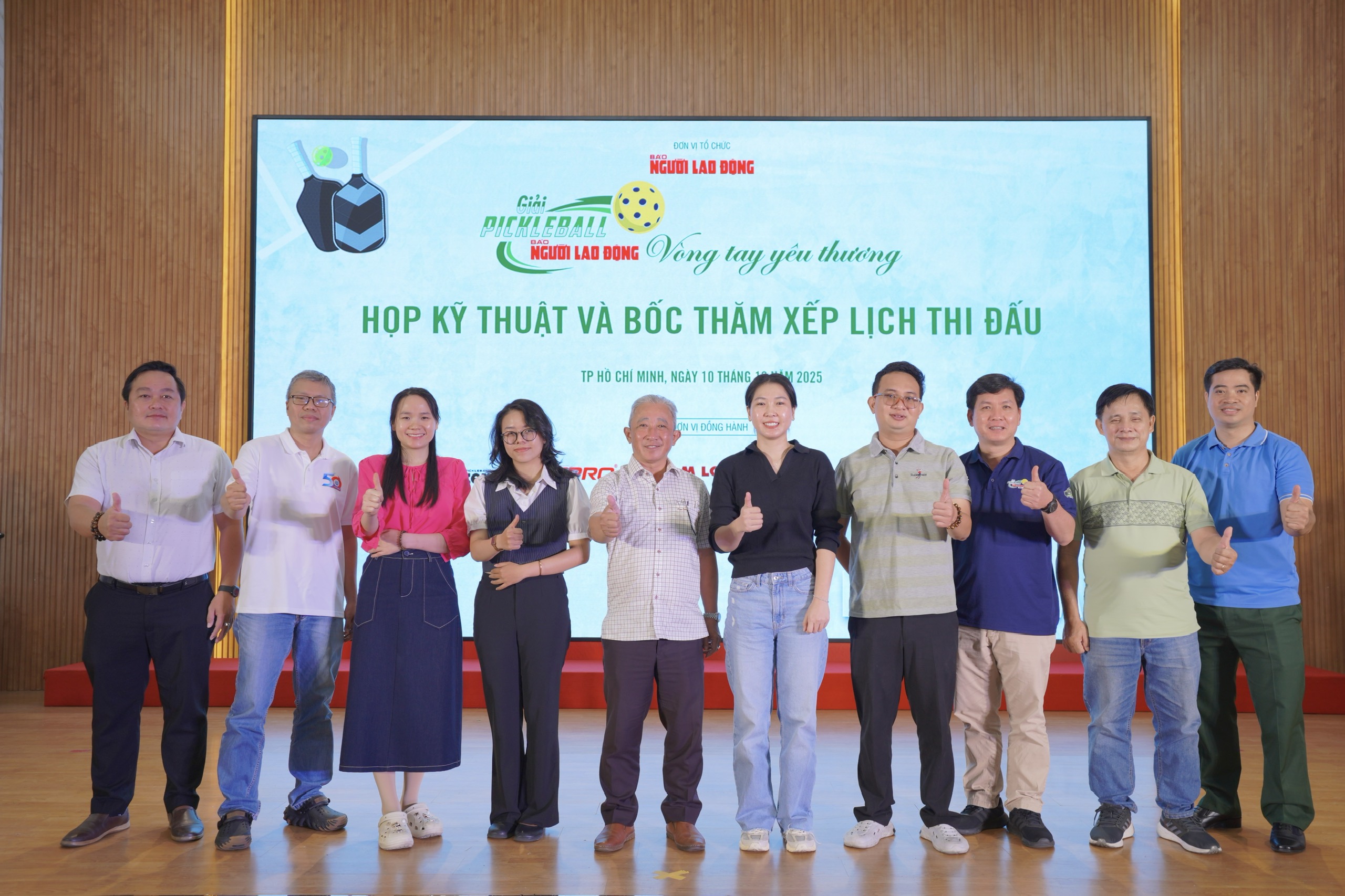 Bốc thăm chia bảng Giải Pickleball "V&ograve;ng tay y&ecirc;u thương" 2025 của B&aacute;o Người Lao Động - Ảnh 3.