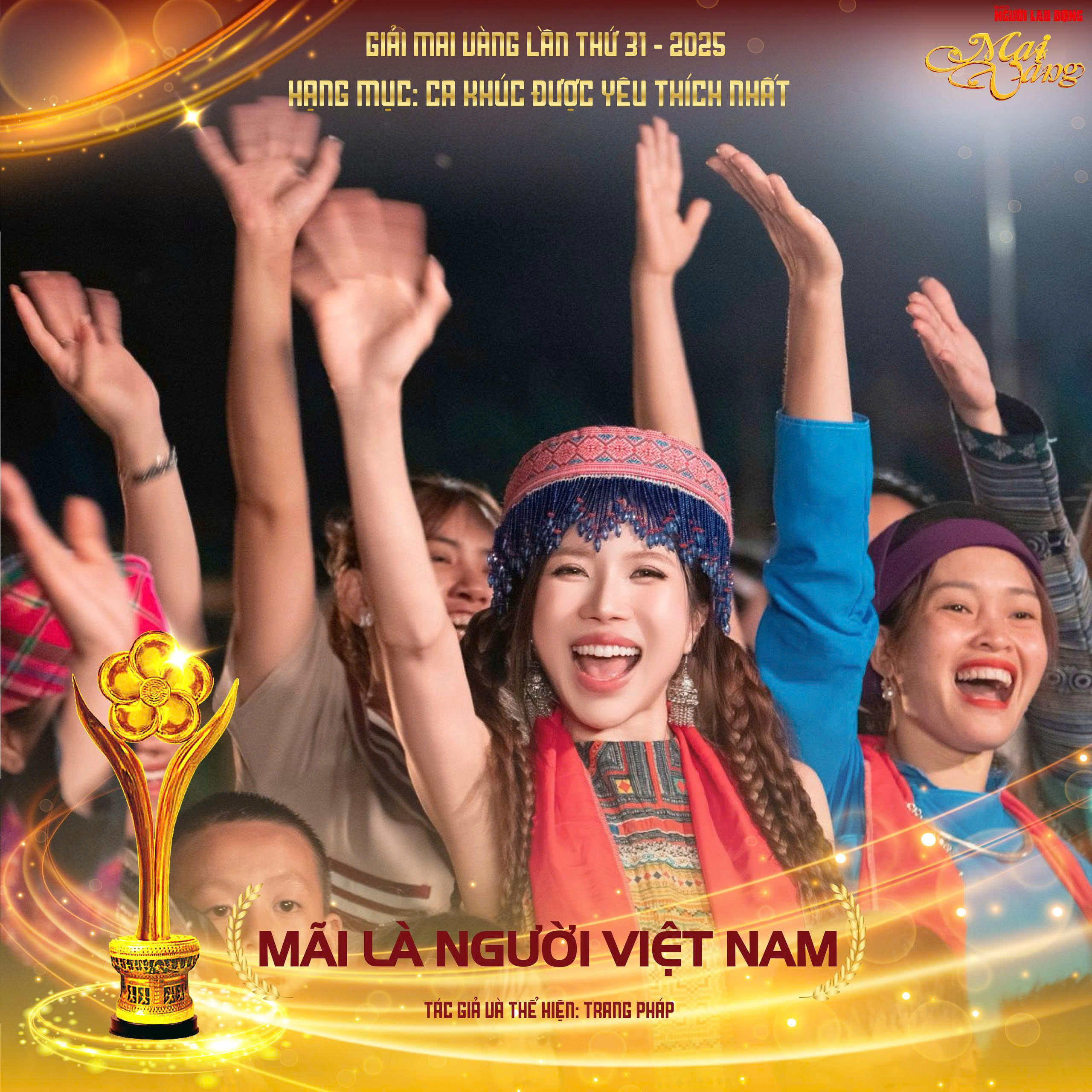 M&atilde;i l&agrave; người Việt Nam l&agrave; ứng vi&ecirc;n giải Mai V&agrave;ng 31-2025 hạng mục Ca kh&uacute;c được y&ecirc;u th&iacute;ch nhất - Ảnh 1.