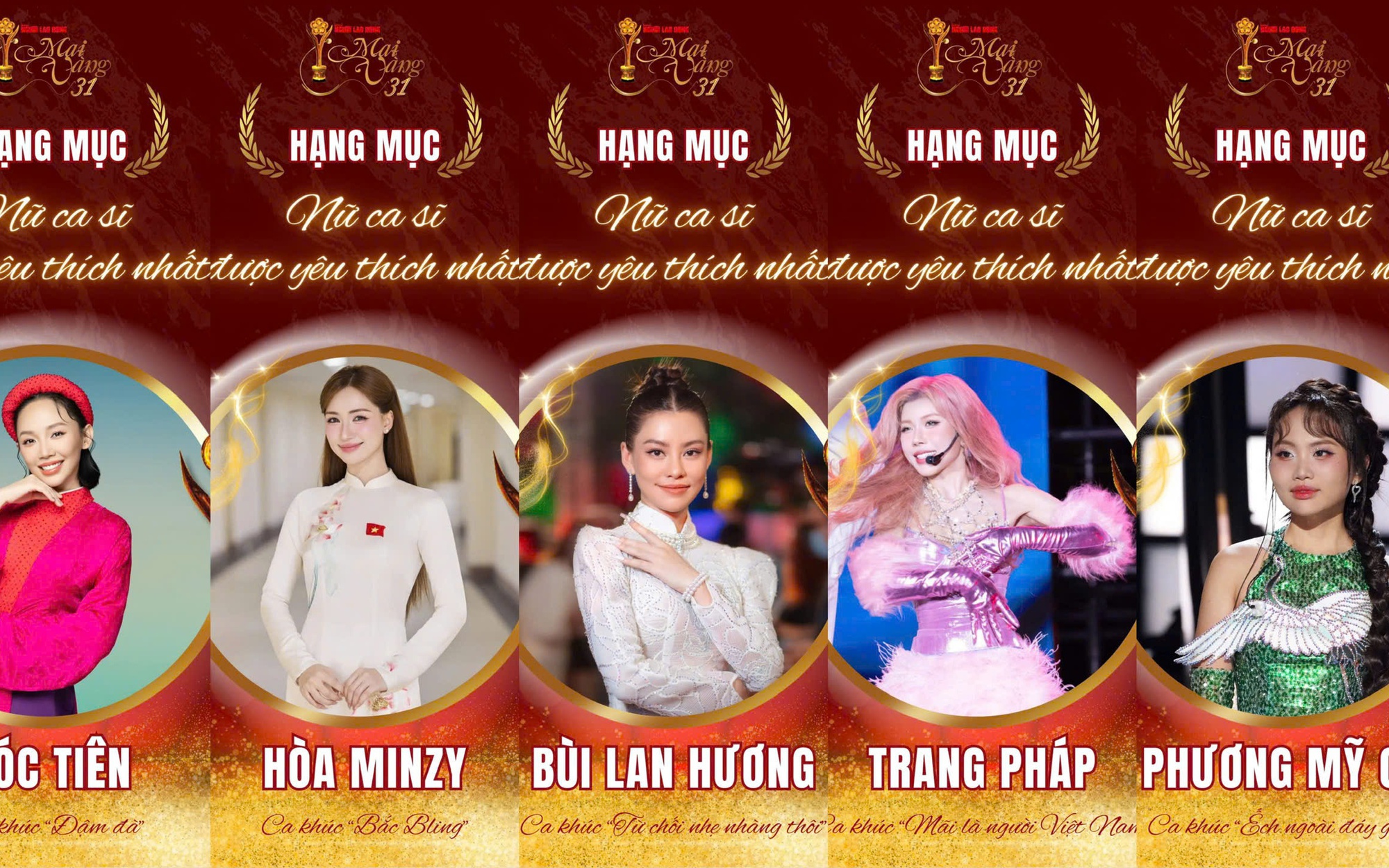 Sôi động đường đua vòng bầu chọn Giải Mai Vàng lần thứ 31