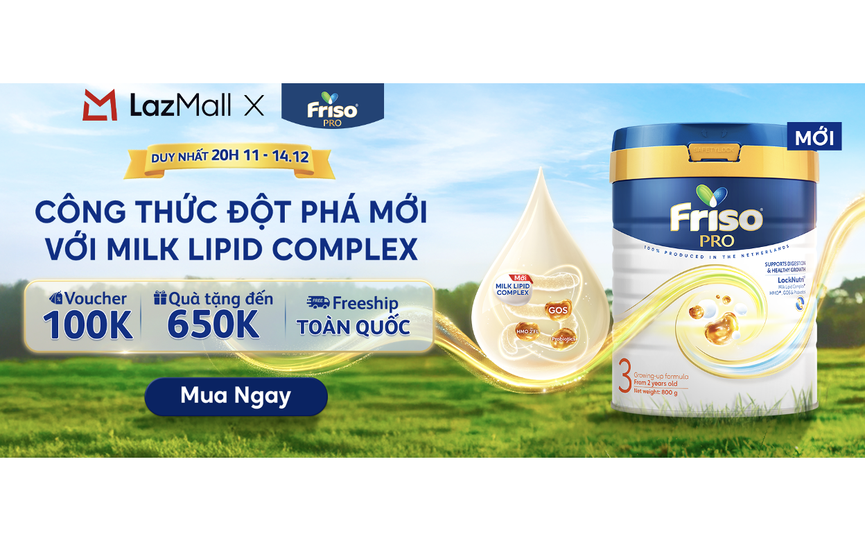 Friso và Lazada: Khi chất lượng trở thành ưu tiên hàng đầu
