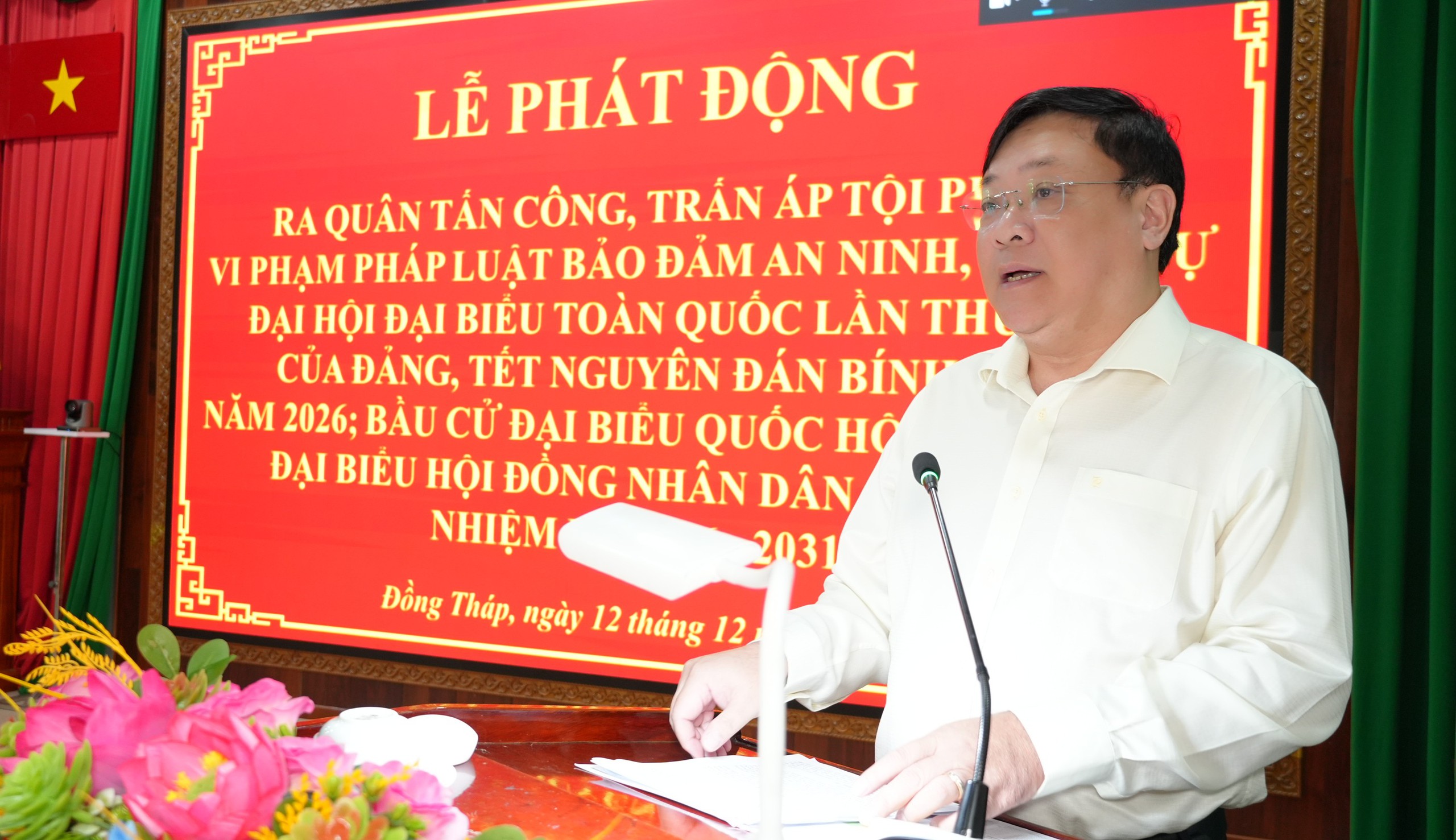 C&ocirc;ng an Đồng Th&aacute;p ra qu&acirc;n tấn c&ocirc;ng tội phạm , giữ vững an ninh trật tự - Ảnh 1.