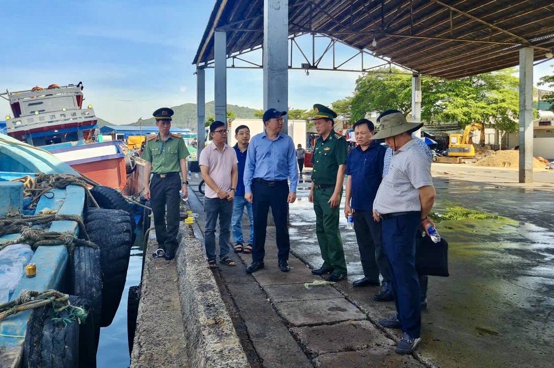Ph&oacute; Chủ tịch UBND TPHCM Ho&agrave;ng Nguy&ecirc;n Dinh kiểm tra tại c&aacute;c cảng c&aacute; - Ảnh 2.