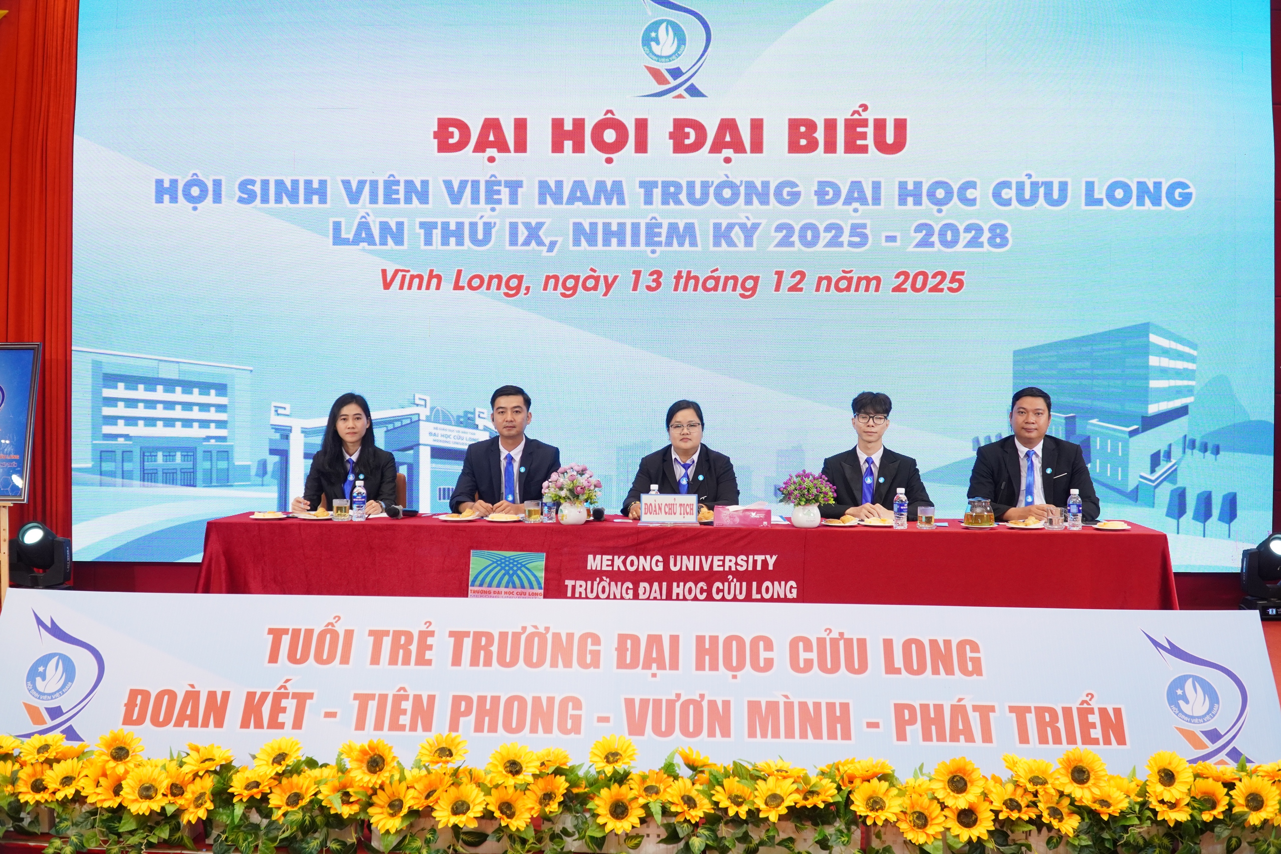 Đồng ch&iacute; Th&aacute;i Thị Hiền t&aacute;i đắc cử Chủ tịch Hội Sinh vi&ecirc;n Trường Đại học Cửu Long - Ảnh 2.