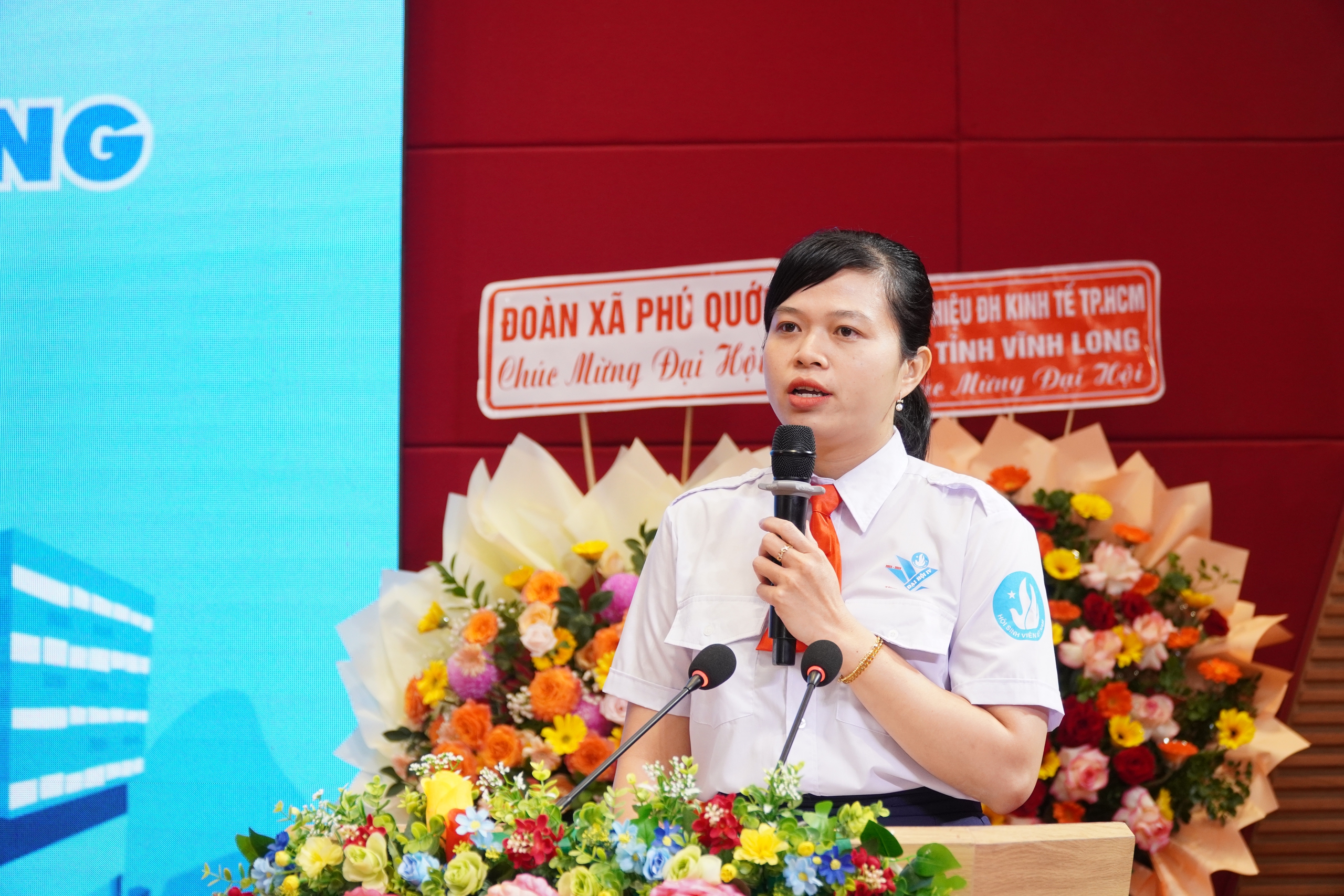 Đồng ch&iacute; Th&aacute;i Thị Hiền t&aacute;i đắc cử Chủ tịch Hội Sinh vi&ecirc;n Trường Đại học Cửu Long - Ảnh 3.
